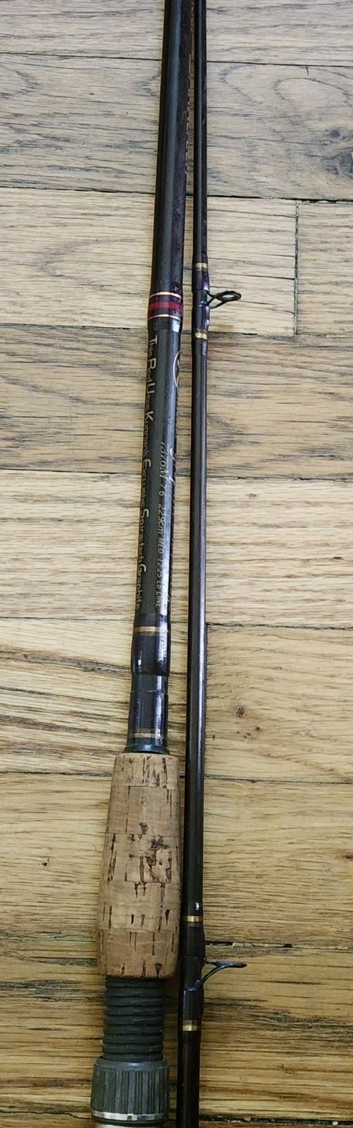 Kunnan Graphite M Advantage Back bouncer Spiraltech 7’6″ 2pc 12-25lb Casting Rod