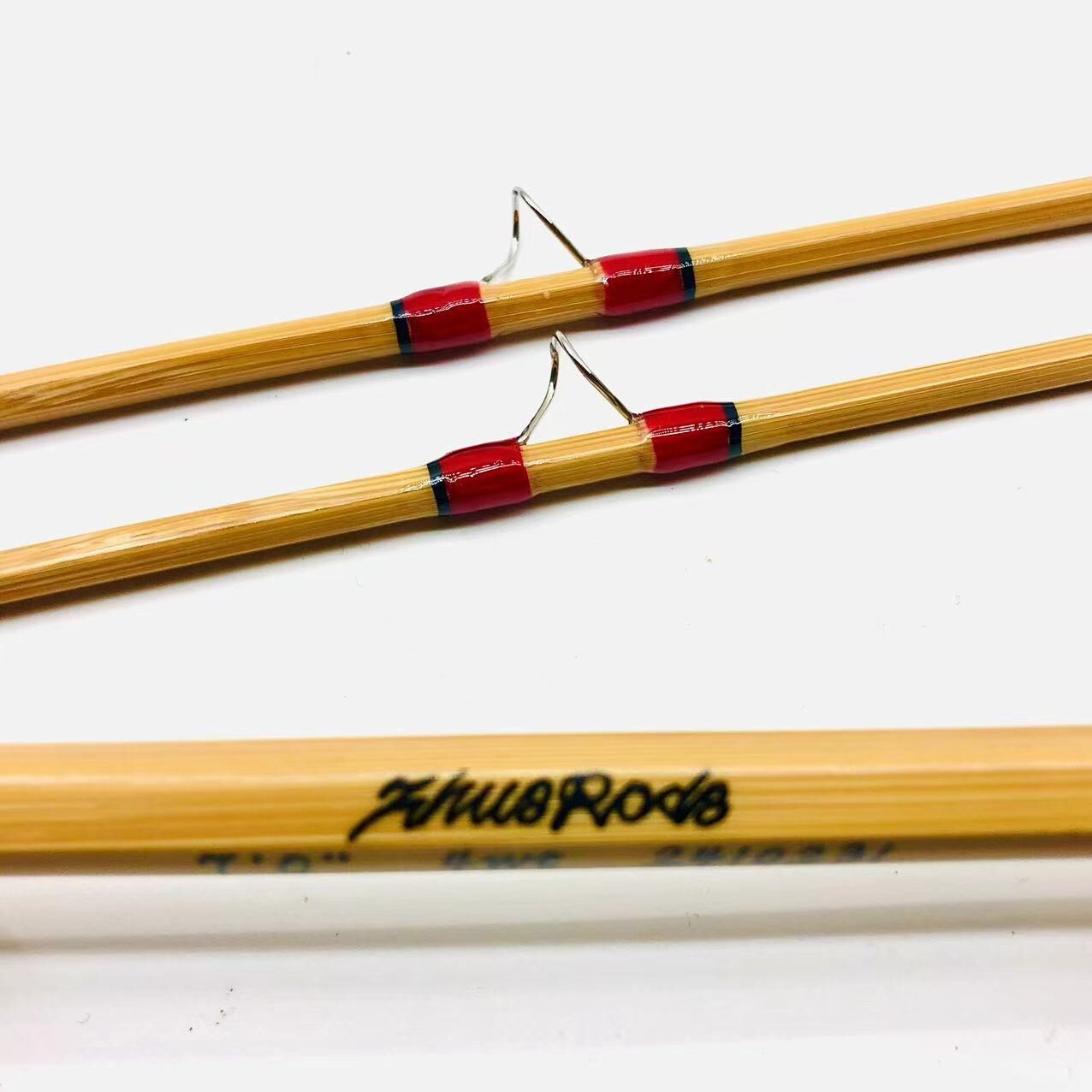 ZHUSRODS Classical Bamboo Fly Rod 6’0″~2 wt/2 Section~2 Tip/Fly Fishing Rods