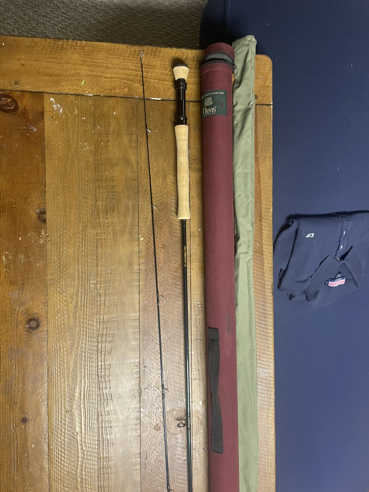Orvis Trident TL Mid-Flex 9.0 Fly Rod. 9’ 8wt. W/ Tube & Sock.
