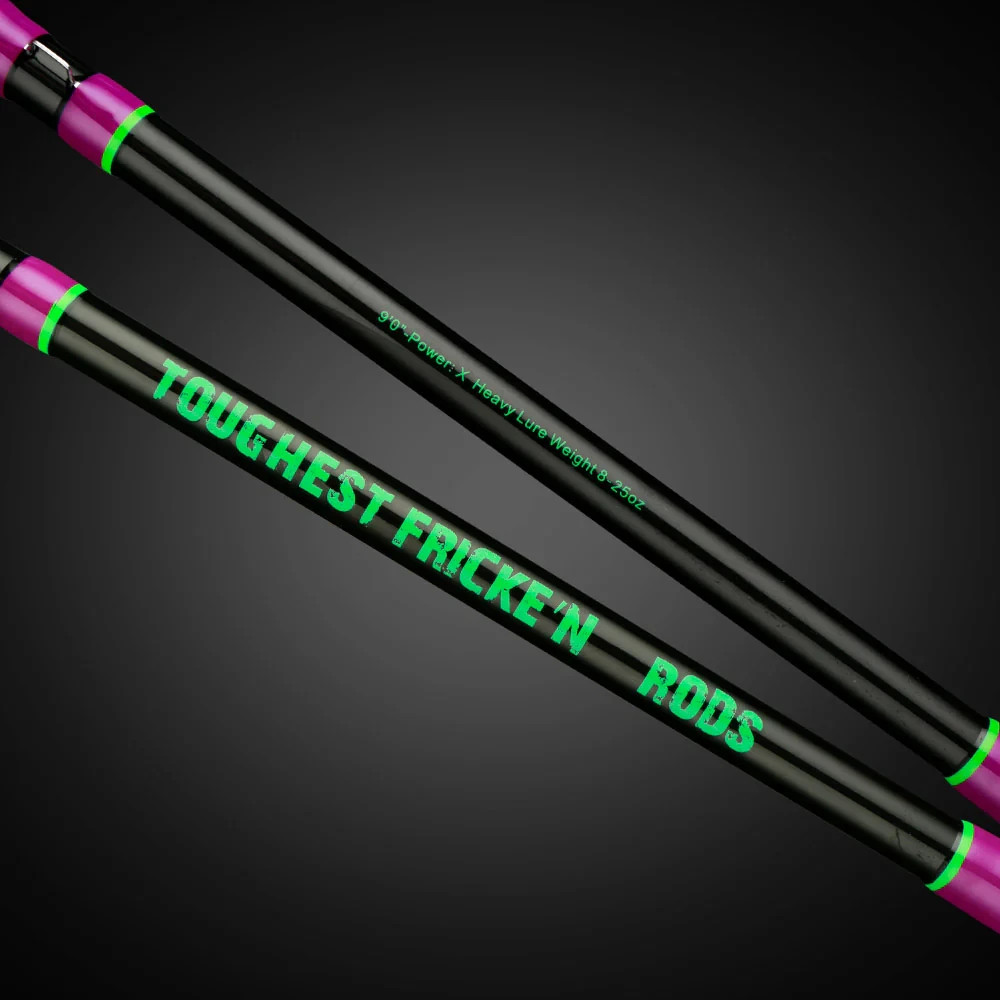 TOUGHEST FRICKE’N 6’7 VERSATILE CASTING RODS EVA FOAM BLACK/PURPLE