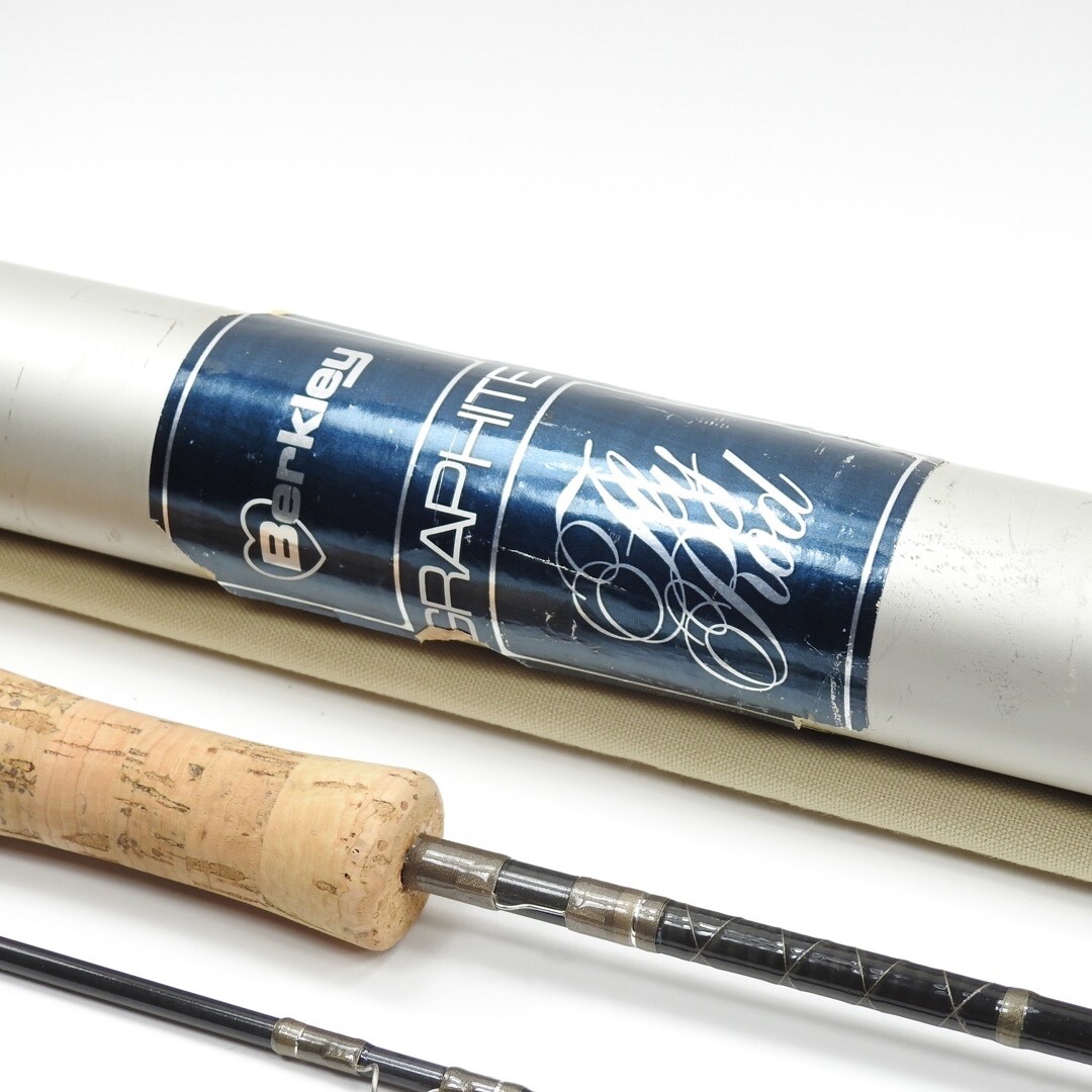 Berkley Graphite X40-8’ Fly Fishing Rod. Made in USA. W/ Tube and Sock.