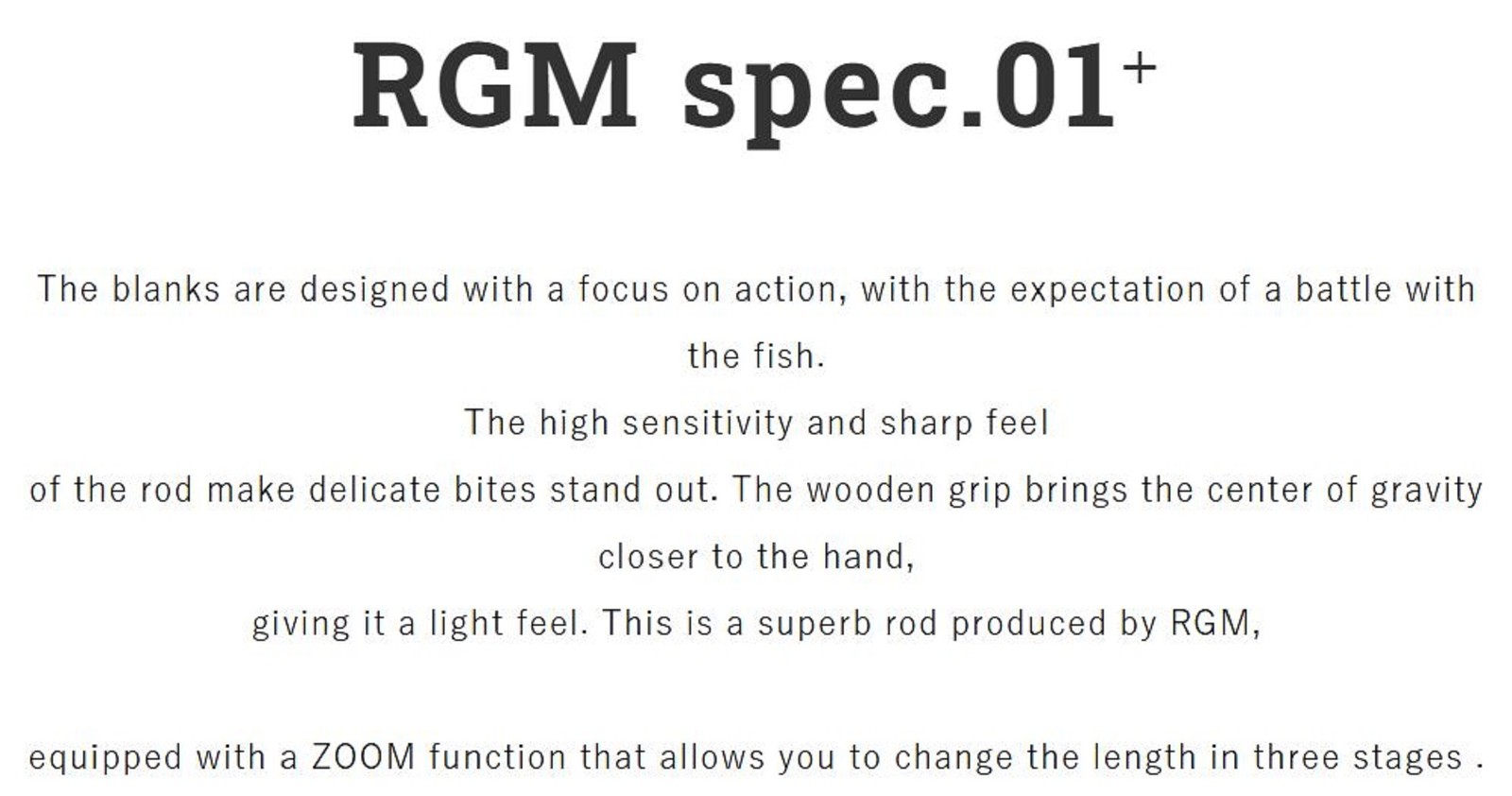 Jackall RGM Rod Pole Telescopic Spec 1 Plus 280/300/320 BK Black (0284)