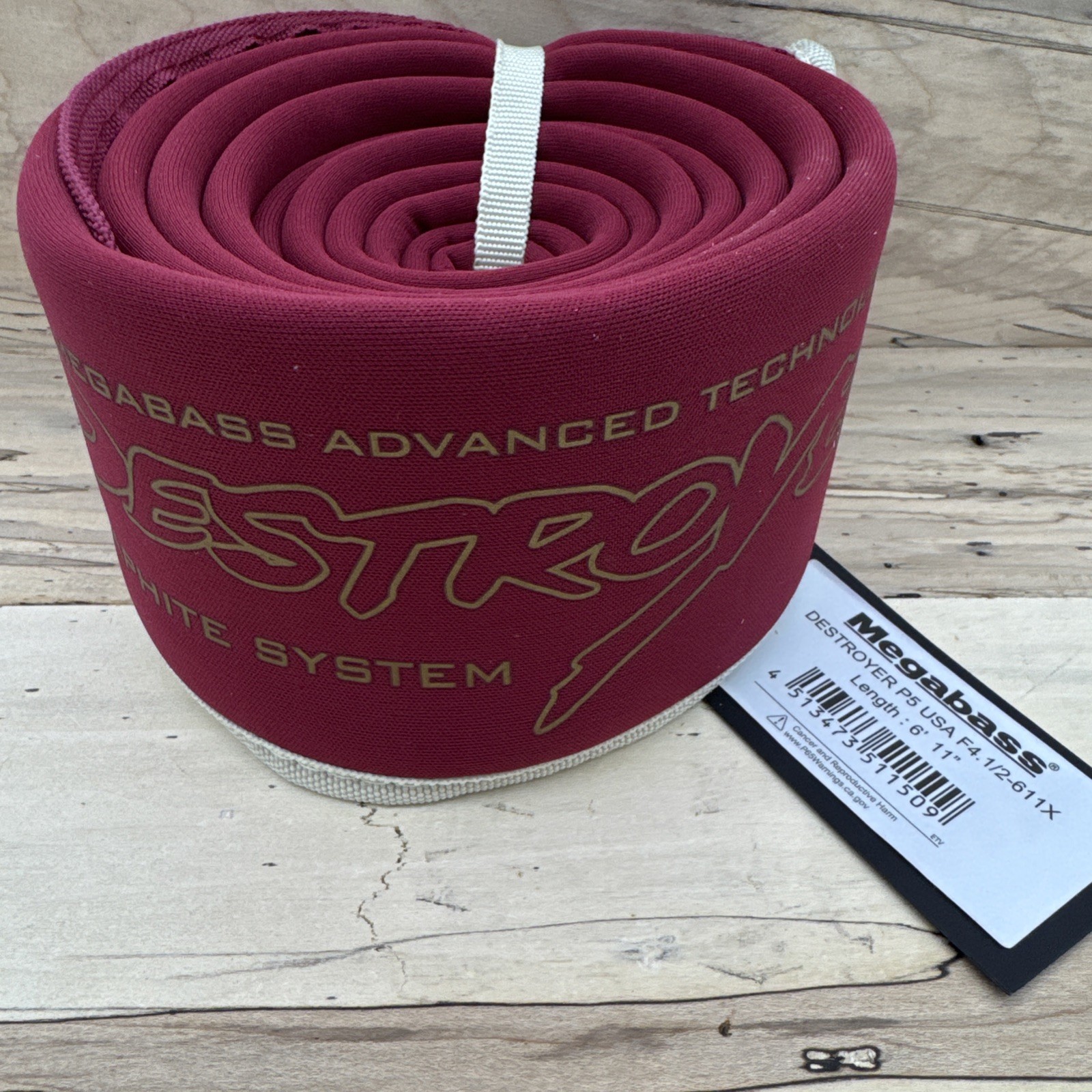 Megabass P5 Destroyer Rod Sleeve F4 6’11” SLEEVE ONLY – FAST SHIPPING!