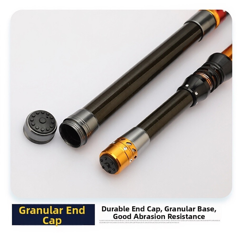 Rod Carbon Fiber Telescopic 1.3-3.6m 30cm Folded Size for Easy Storage