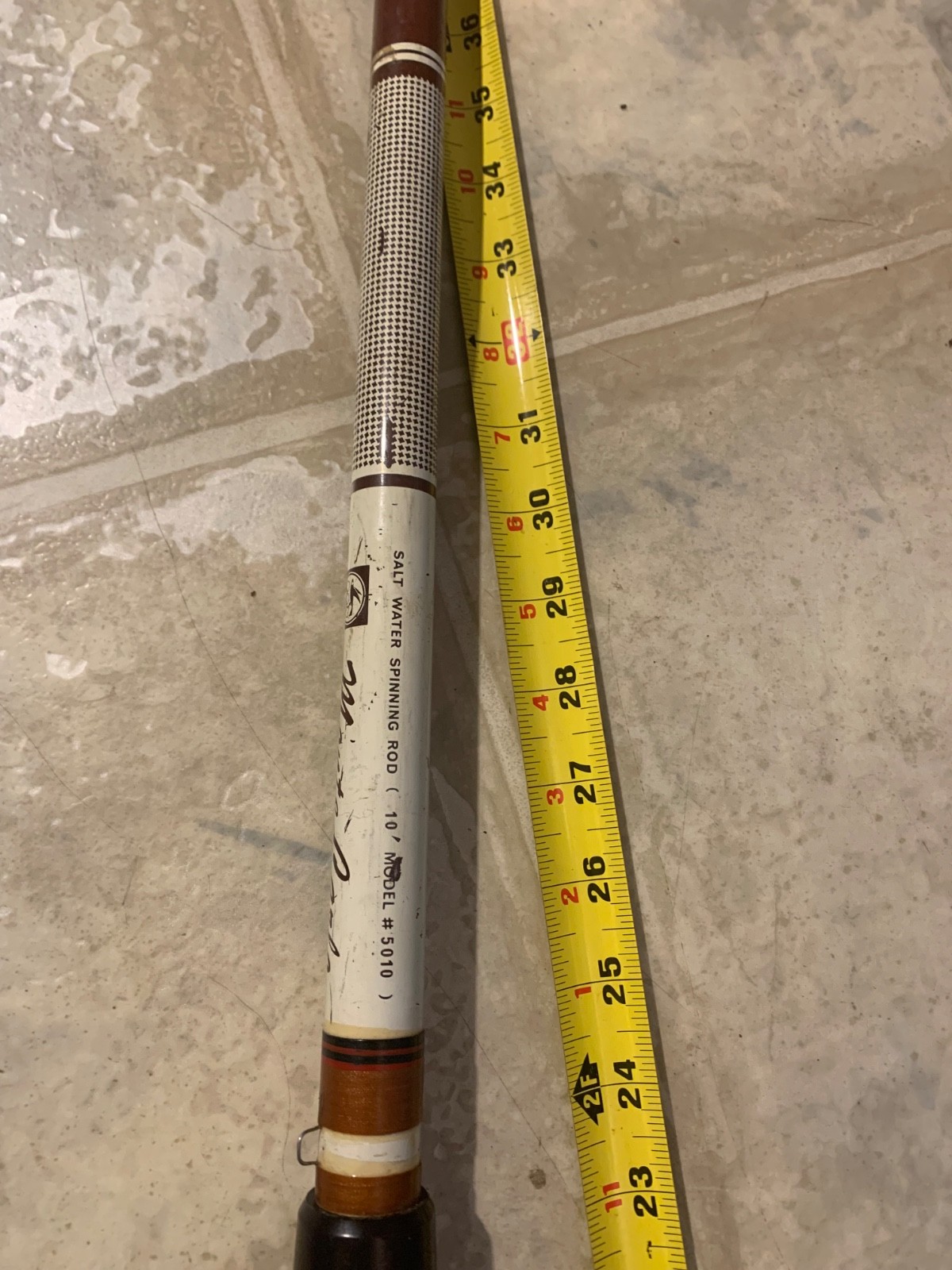 Saltwater Spinning Rod 9.5′ 2-Piece Olympic 5010 – Heavy Duty for Large Fish, Su