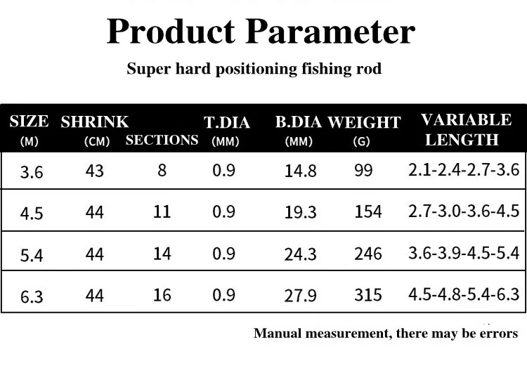 Ultra-light Carbon Fishing Rod Short Section Adjustable Stream Fishing Rod