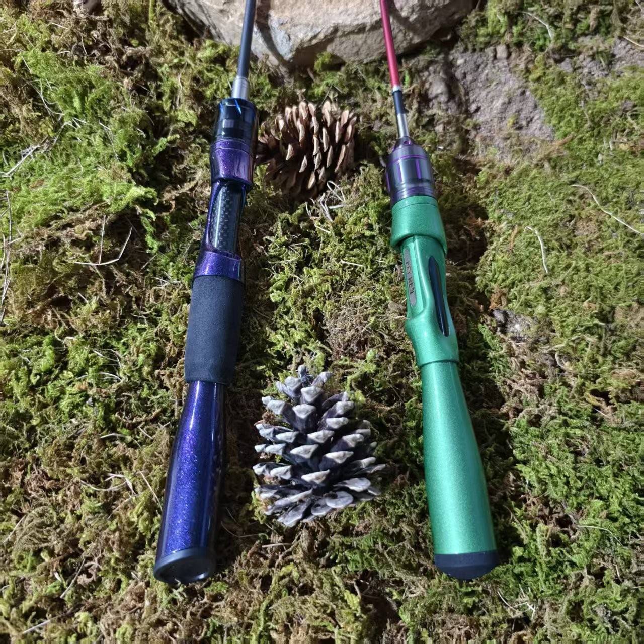 1Pcs Ice fishing Rod Short Section Fishing Rod 52cm/60cm Winter Fishing Rod