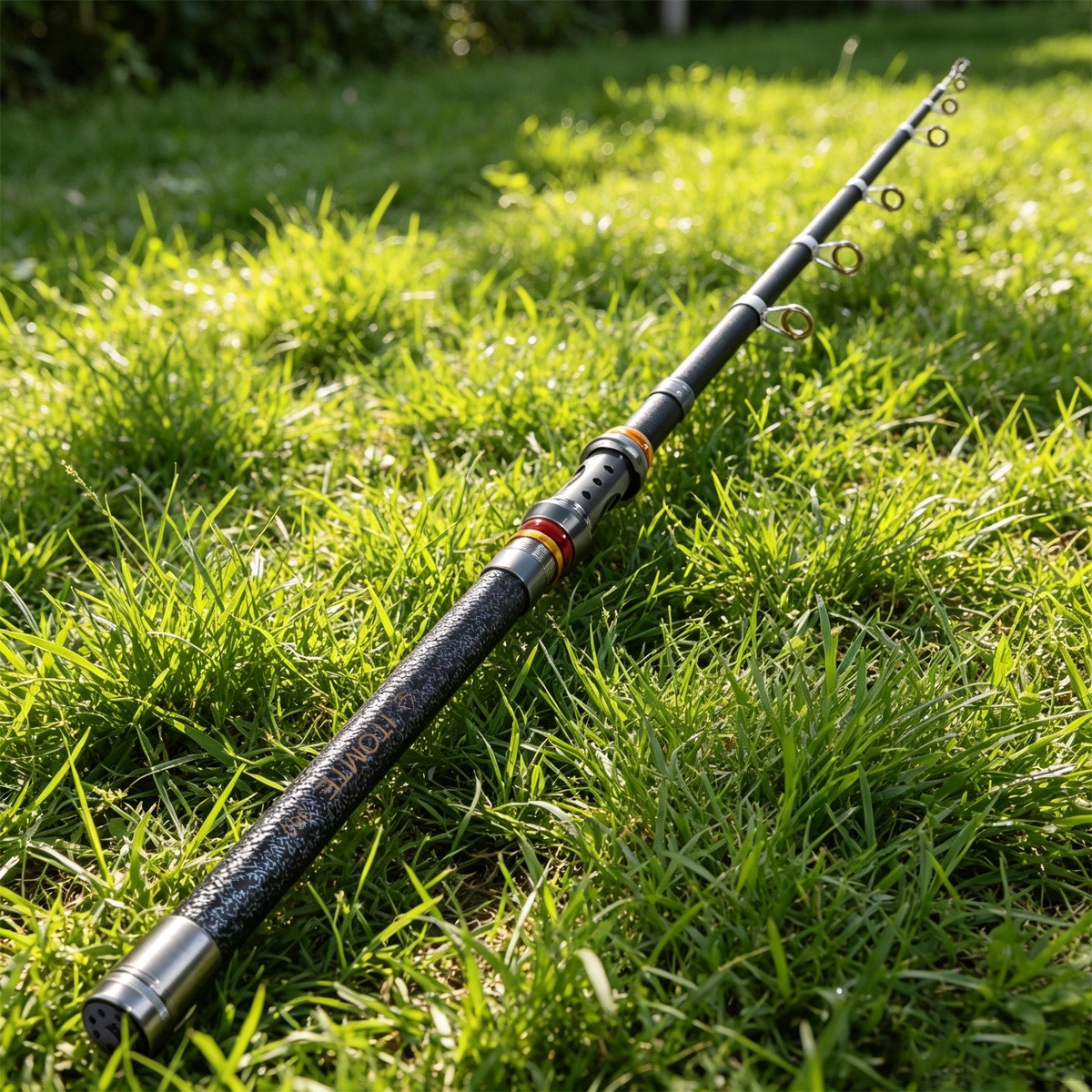 Carbon Fiber Fishing Rod Portable Spinning Pole Telescopic Fishing Rod Saltwater