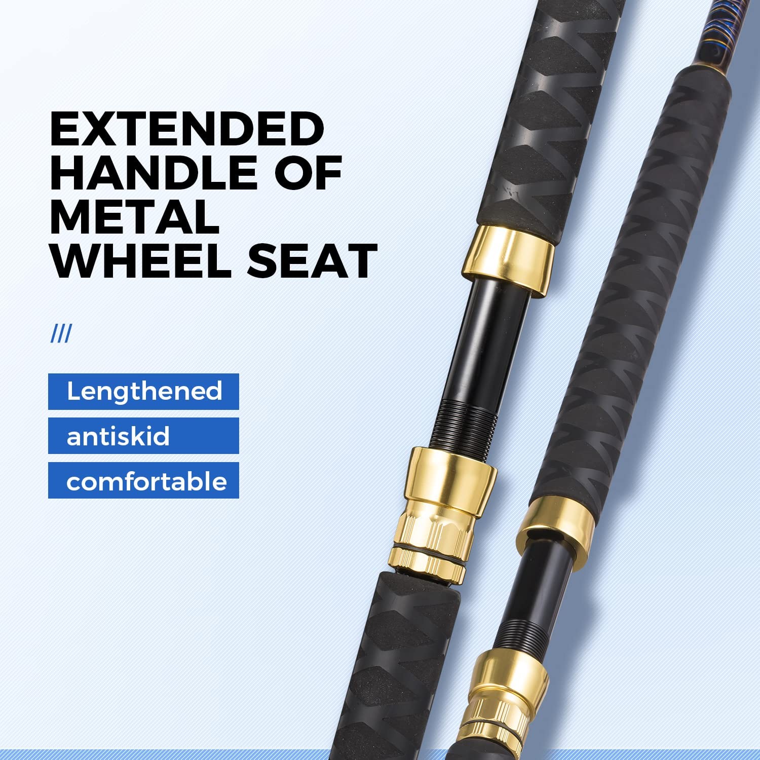 Fishappy Saltwater Offshore Straight Butt Trolling Rod Big Game Rod