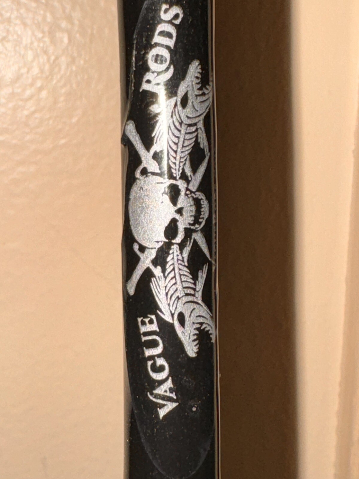Vague Rods Custom Fishing Rod- Green Reverse Chevron 40-60 lbs