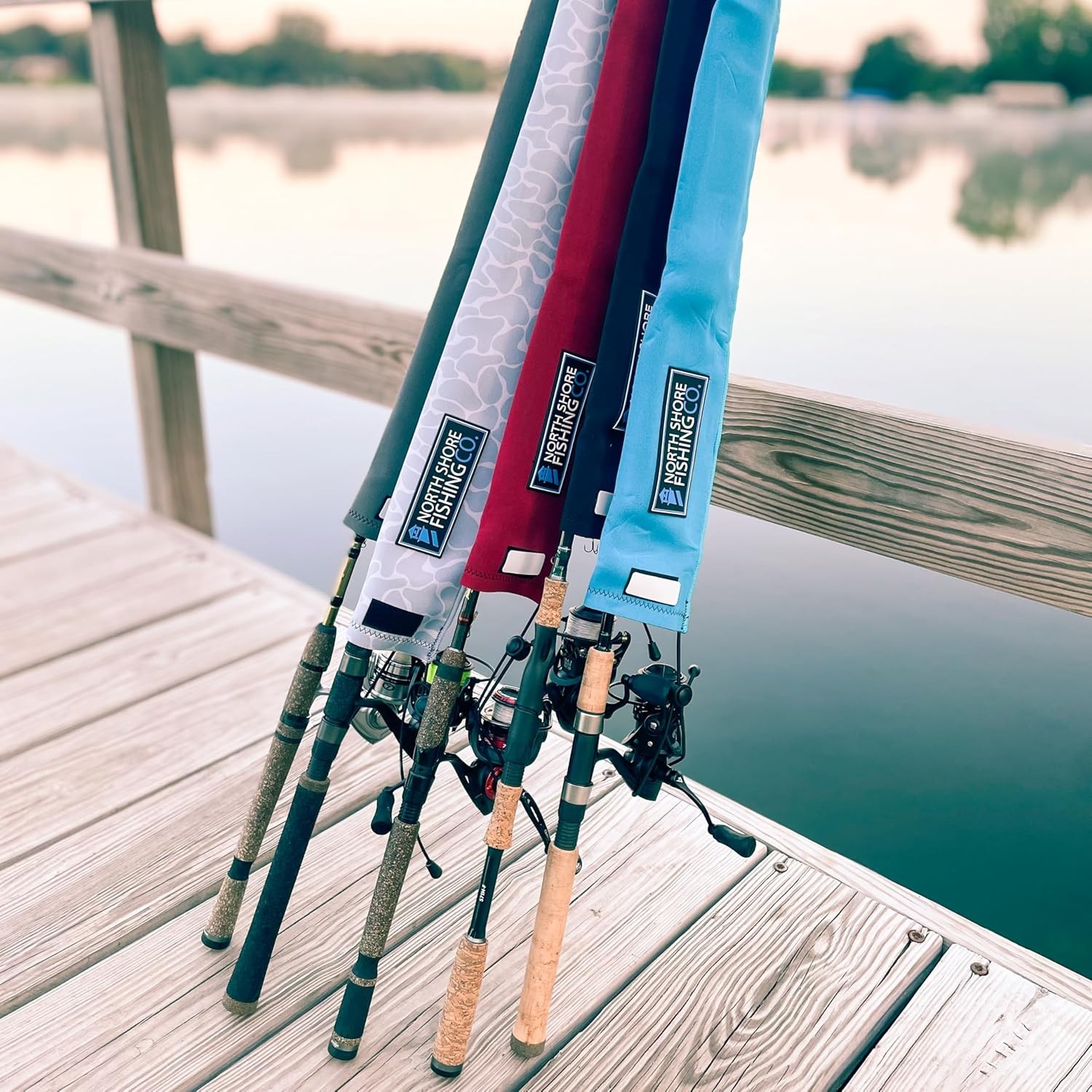 Premium Neoprene Fishing Rod Sleeve – Floating, Puncture Resistant, Labeled
