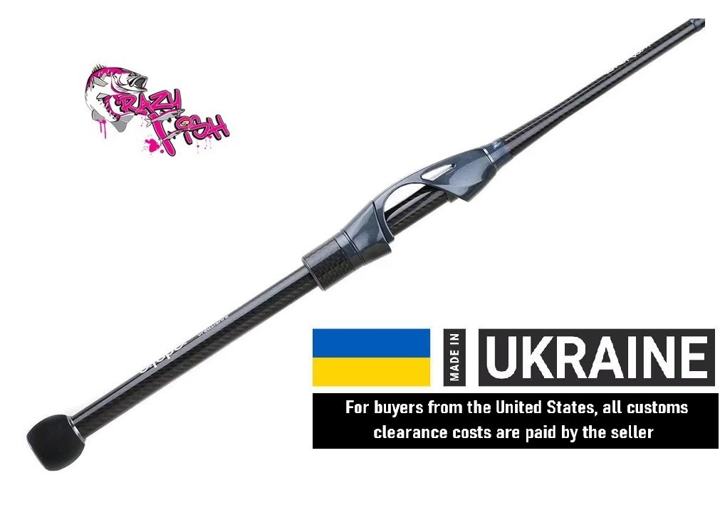 Spinning rod Crazy Fish Alpha ALSR662XULS (0.8-4g 198cm)
