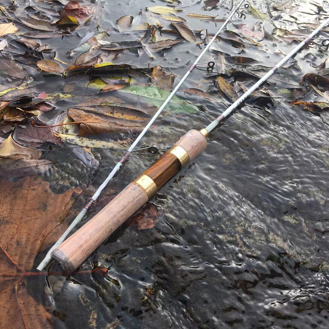 TEUCER Ultralight Casting Spinning Rod 4’6” Travel Fishing Rod Fast 2-8 lb