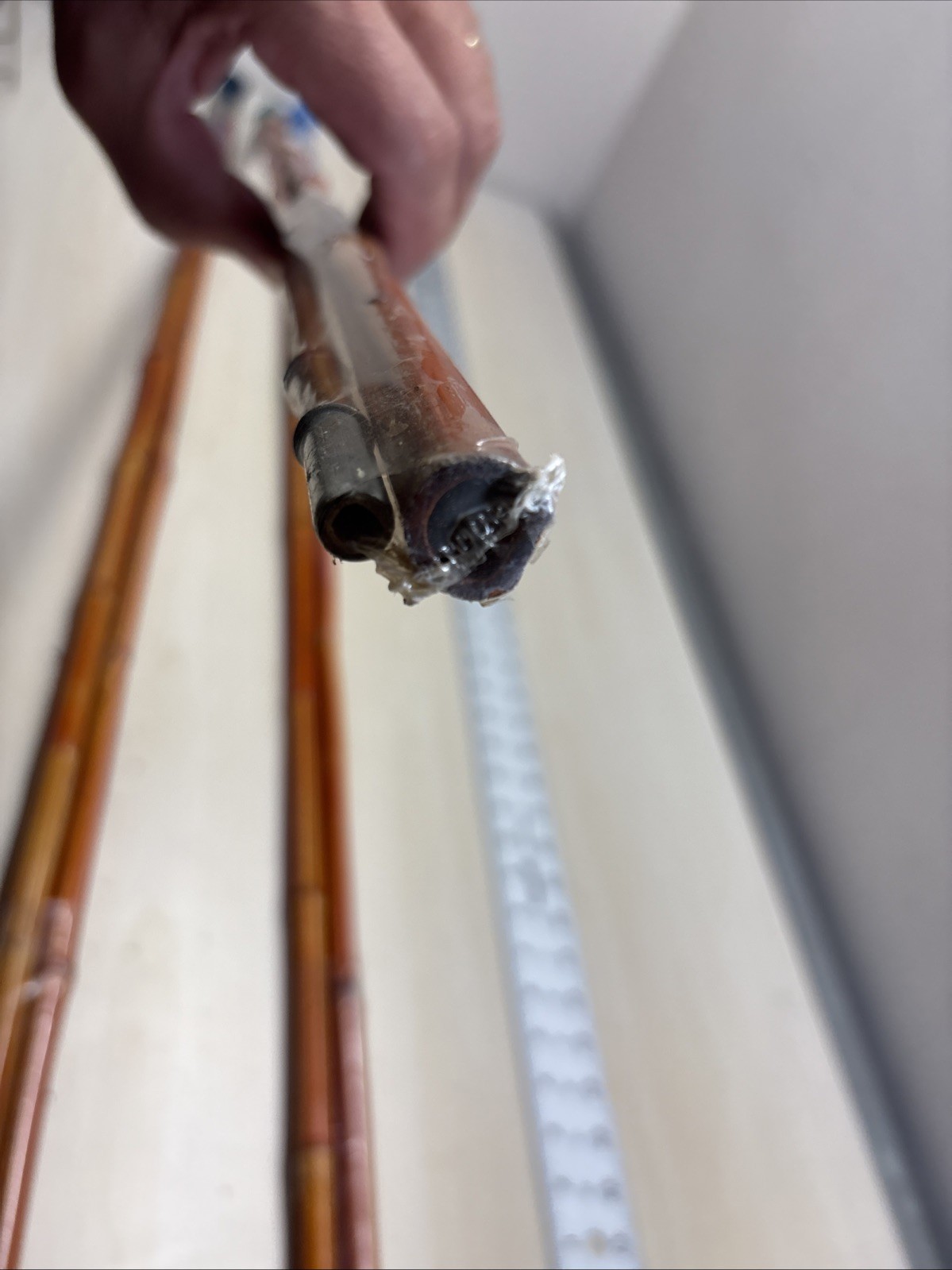 Lot of 3, B’n’M’s 8 & 12 Ft Jointed Bamboo Poles 2&3 Piece, BnMs TL82 L123 READ