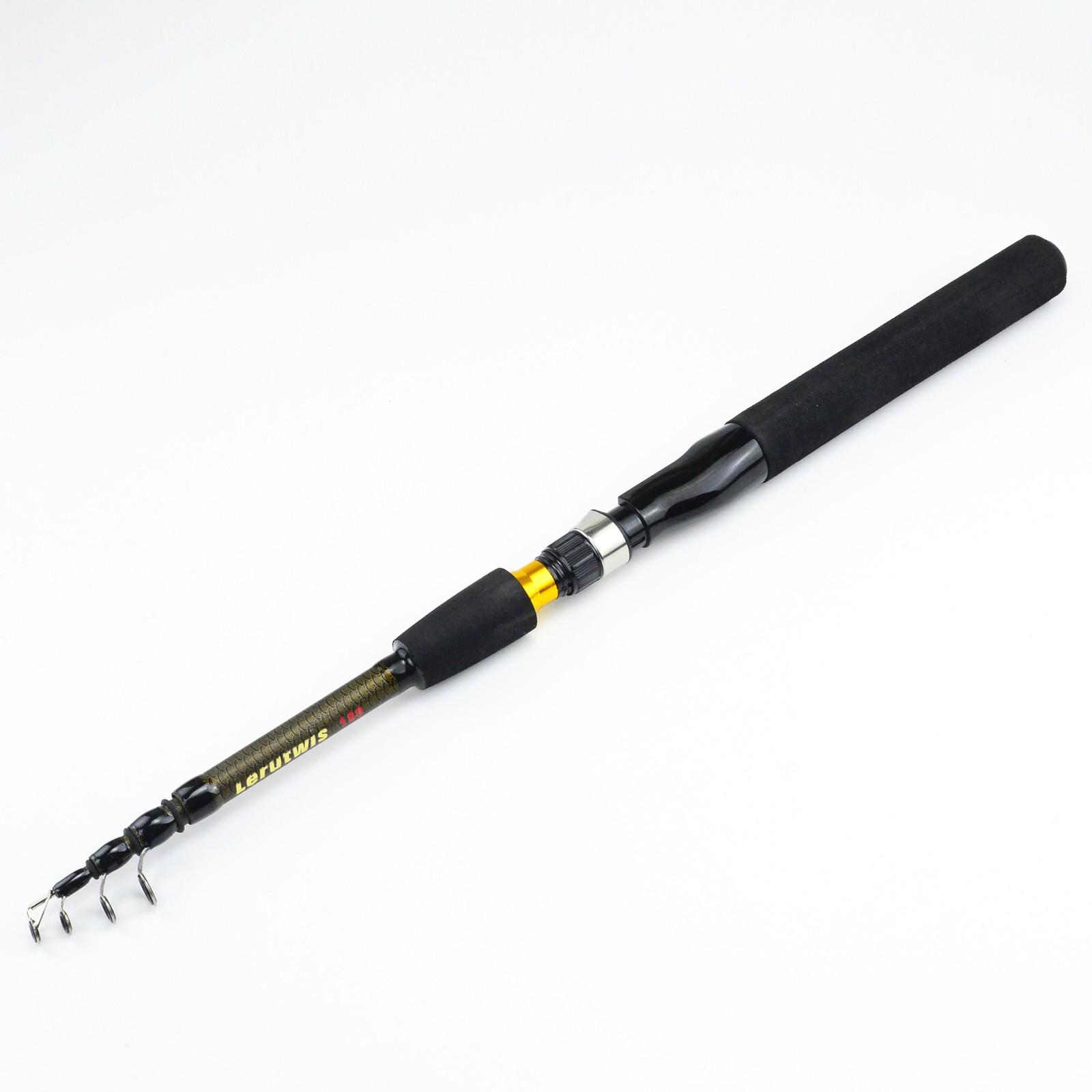 1Pcs 90-210 cm ultra-short telescopic carbon ice fishing rod for sea fishing