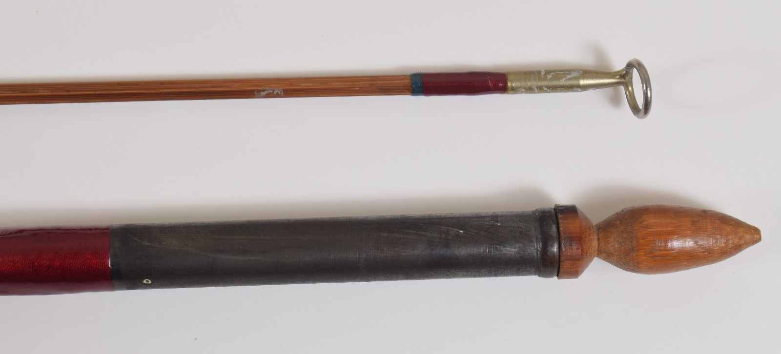 Partridge Split Cane 9 1/2 ft 8 weight F275 Fly Fishing Rod Excellent