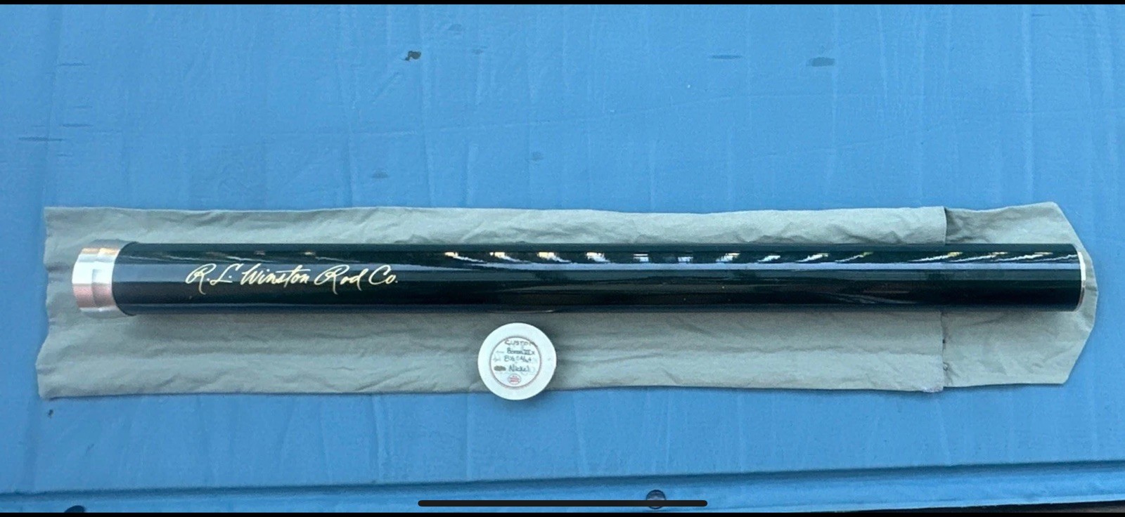 Custom R. L. Winston Boron IIIx 8’6” 4wt — Nickel Hardware — Hand Wrapped — Rare