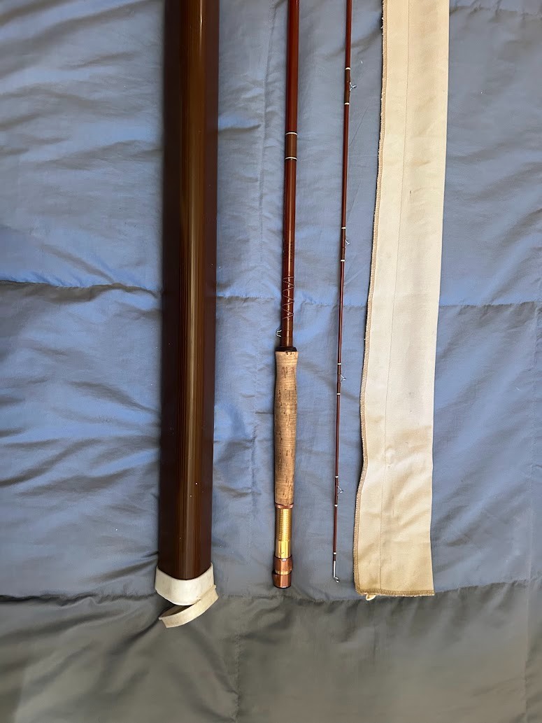 Fenwick Feralite FF80 Fly Fishing Rod. 8′ 4 oz. W/ Tube & Sock AFTMA line 7-8