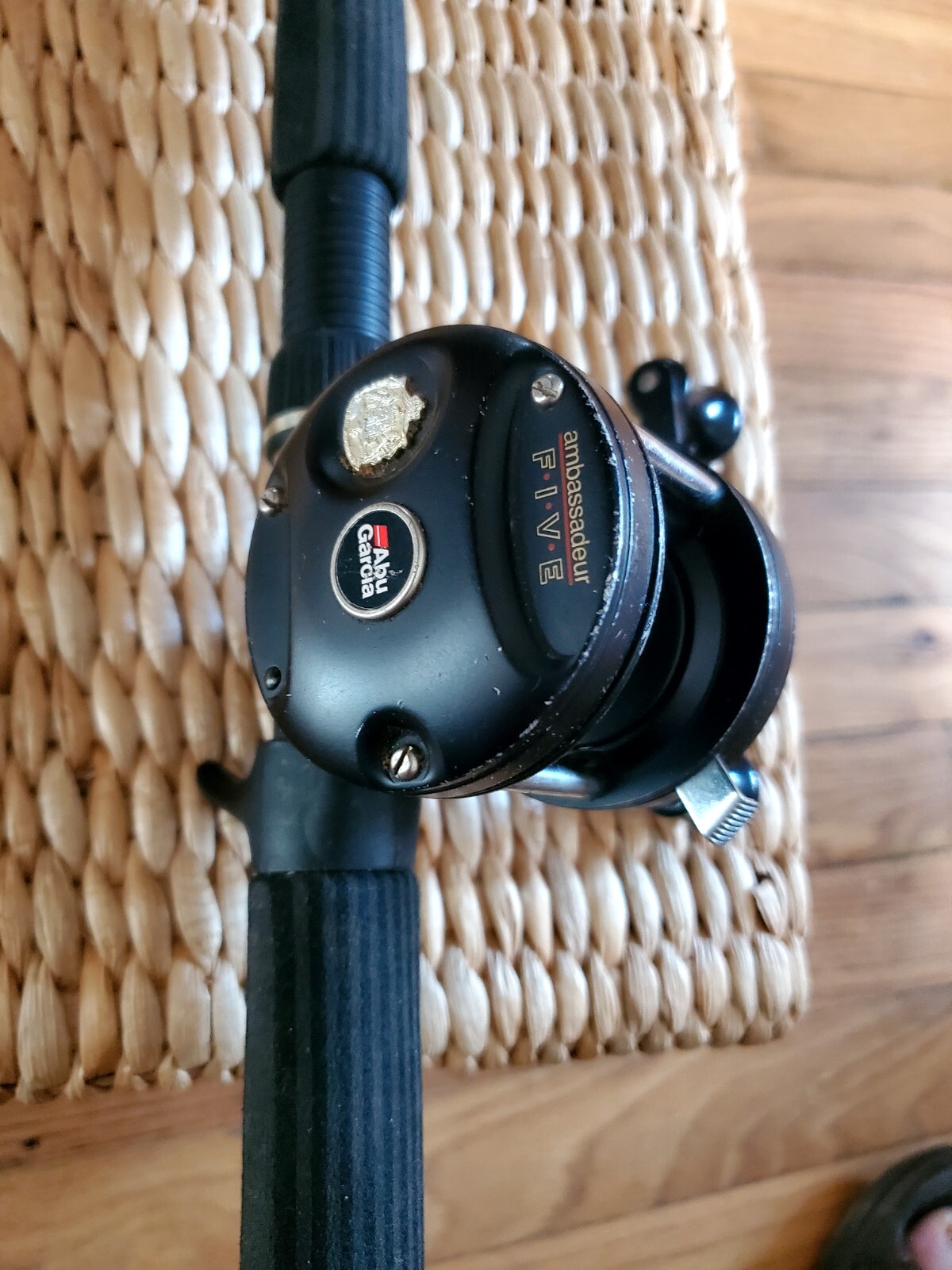 Abu Garcia 7′ 1pc Med-light 10-20lb Casting Combo Excellent Used Cond.