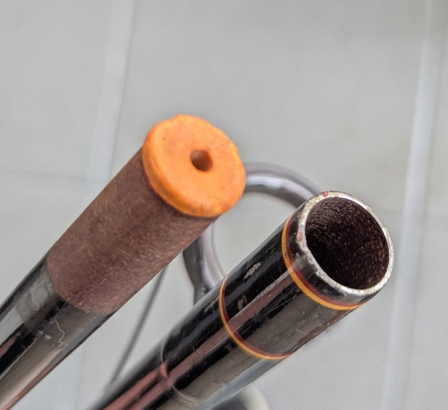 Vtg ABU Garcia 2pc BGS 8410 10’ Med Heavy Action Surf Fishing Rod 12-25lb Line