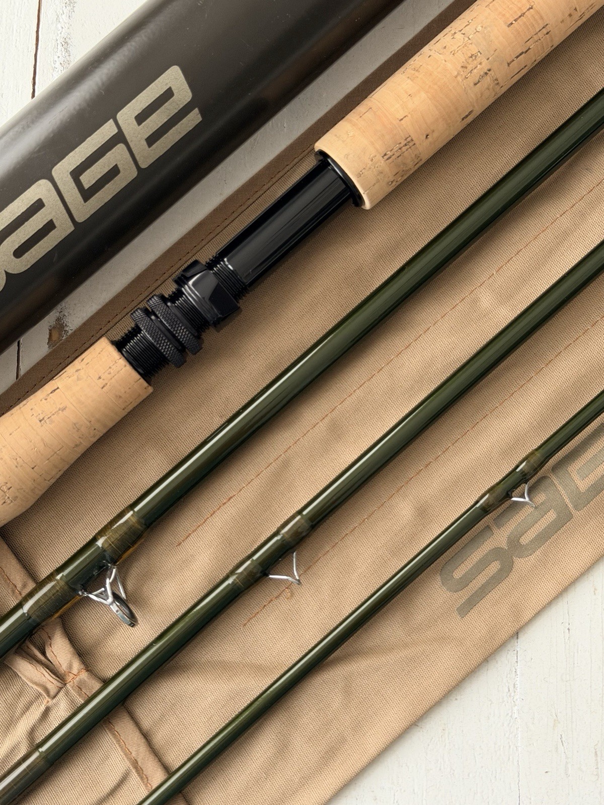 **BEAUTIFUL** 🔥 SAGE Z-Axis SPEY 9wt 14’3”in~4pc FlyRod!! ~LEGENDARY~ 🔥
