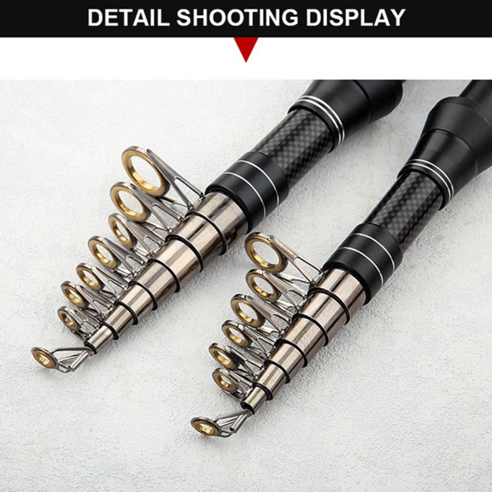 For Sea Fishing Portable Fishing Rod Anti-tangle Design Shrink Telescopic Design