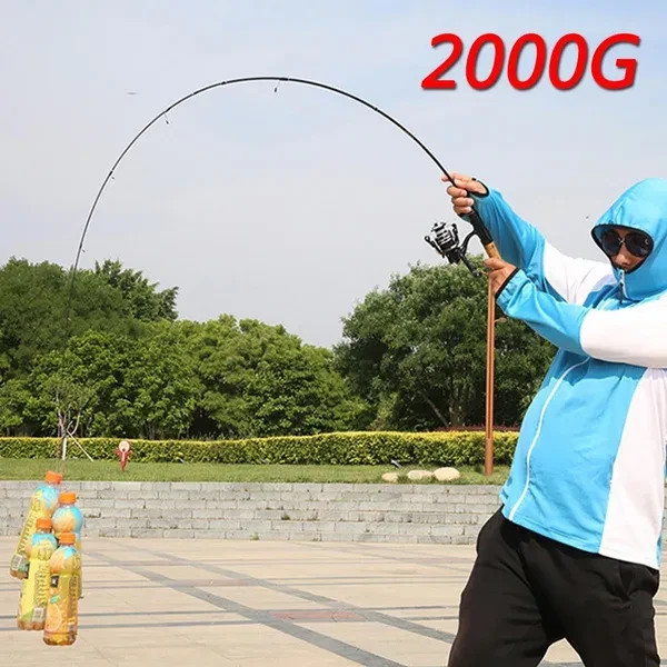 1.65M-1.8M fresh water fishing pole Carbon Fiber Ultralight Fishing Rod Fast Tro