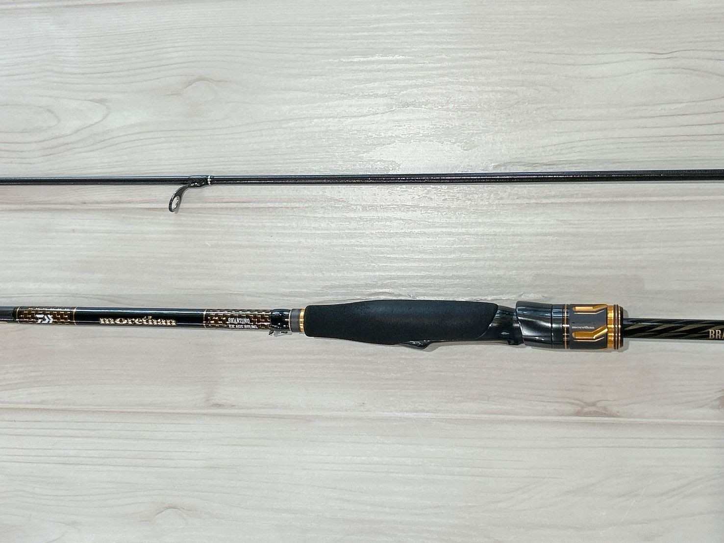 Daiwa More Than Branzino EX AGS 87LML Spinning Rod Used Guide Wear