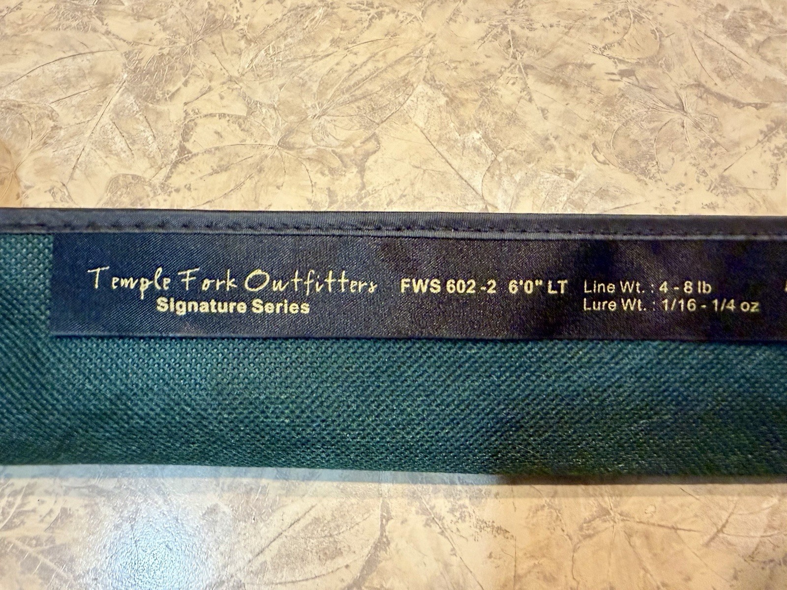 Temple Fork Outfitters TFO Signature Series Loomis FWS 602-2 6ft LT Spin Rod