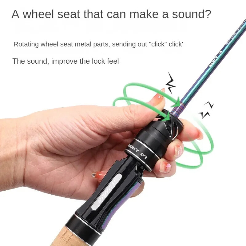 Fishing Rod Casting Rod Spinning Rod UL Carbon Fiber Fishing Rod 2 Sections Fast