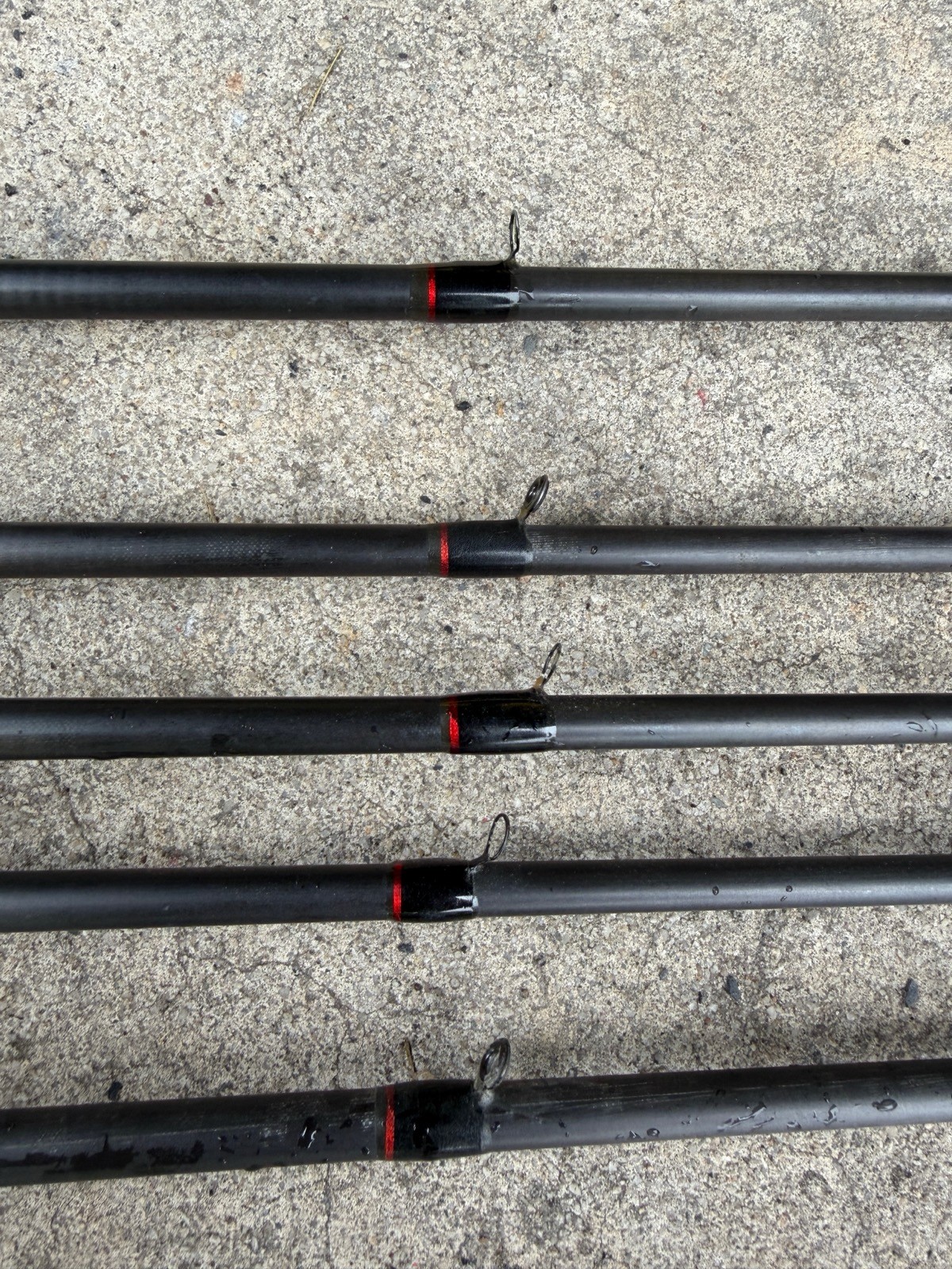 5 Falcon Bucoo Micro Split Grip Casting Rods Pitching stick and MH’s