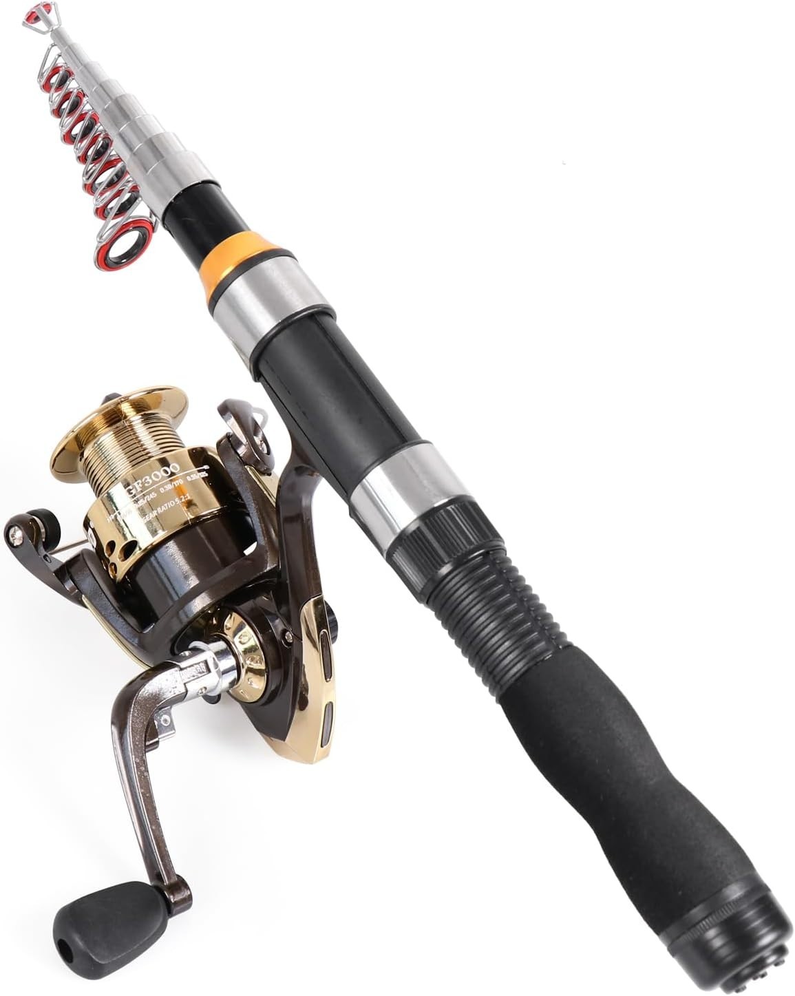 Lightweight 6.2ft Telescopic Fishing Rod: Perfect for Saltwater & Freshwater