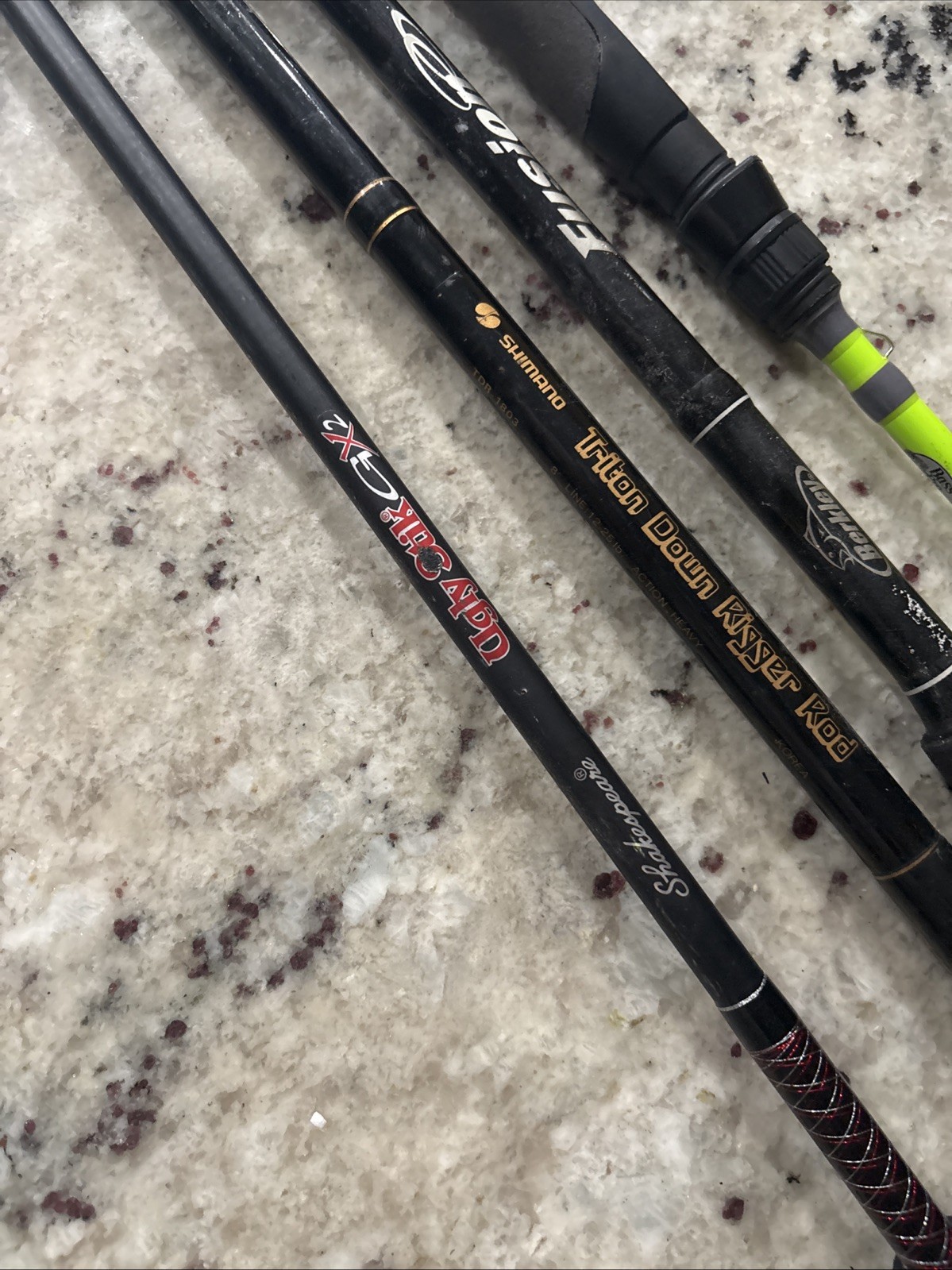 fishing rods Triton Down Rigger Rod Fusion Igły Stik Gx2 Tournée Ts Special