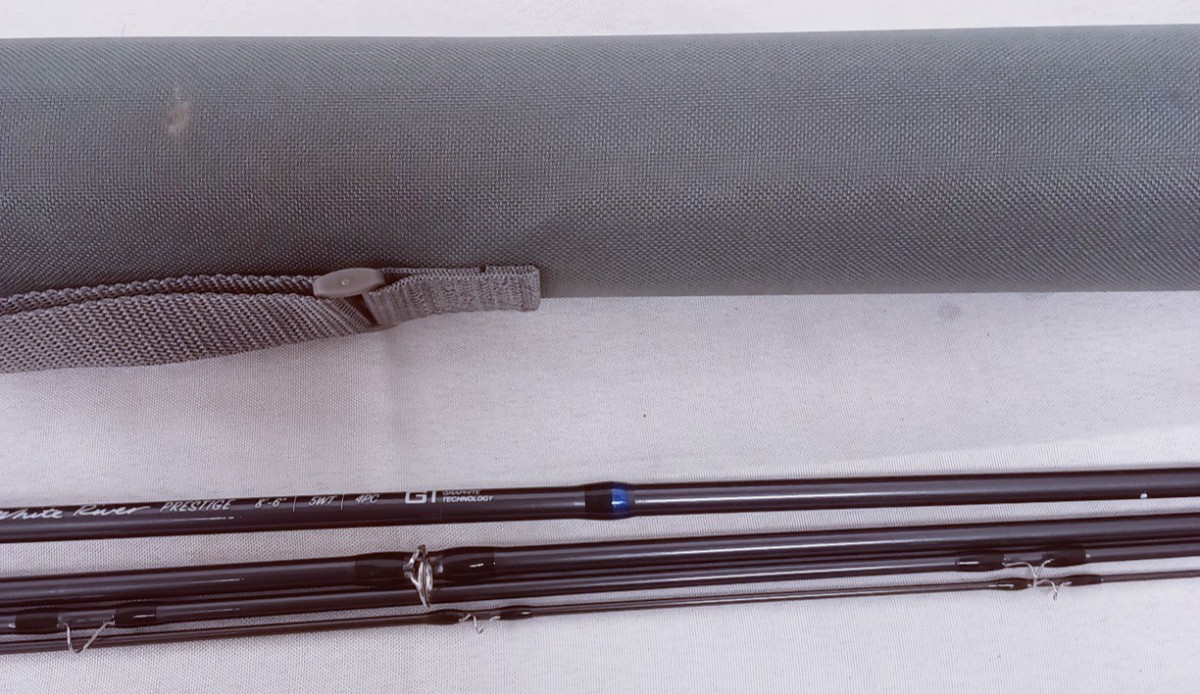 Cabela’s White River Prestige 8’6 Fly Fishing Rod 5wt 4pc With Case & 5/6 Reel