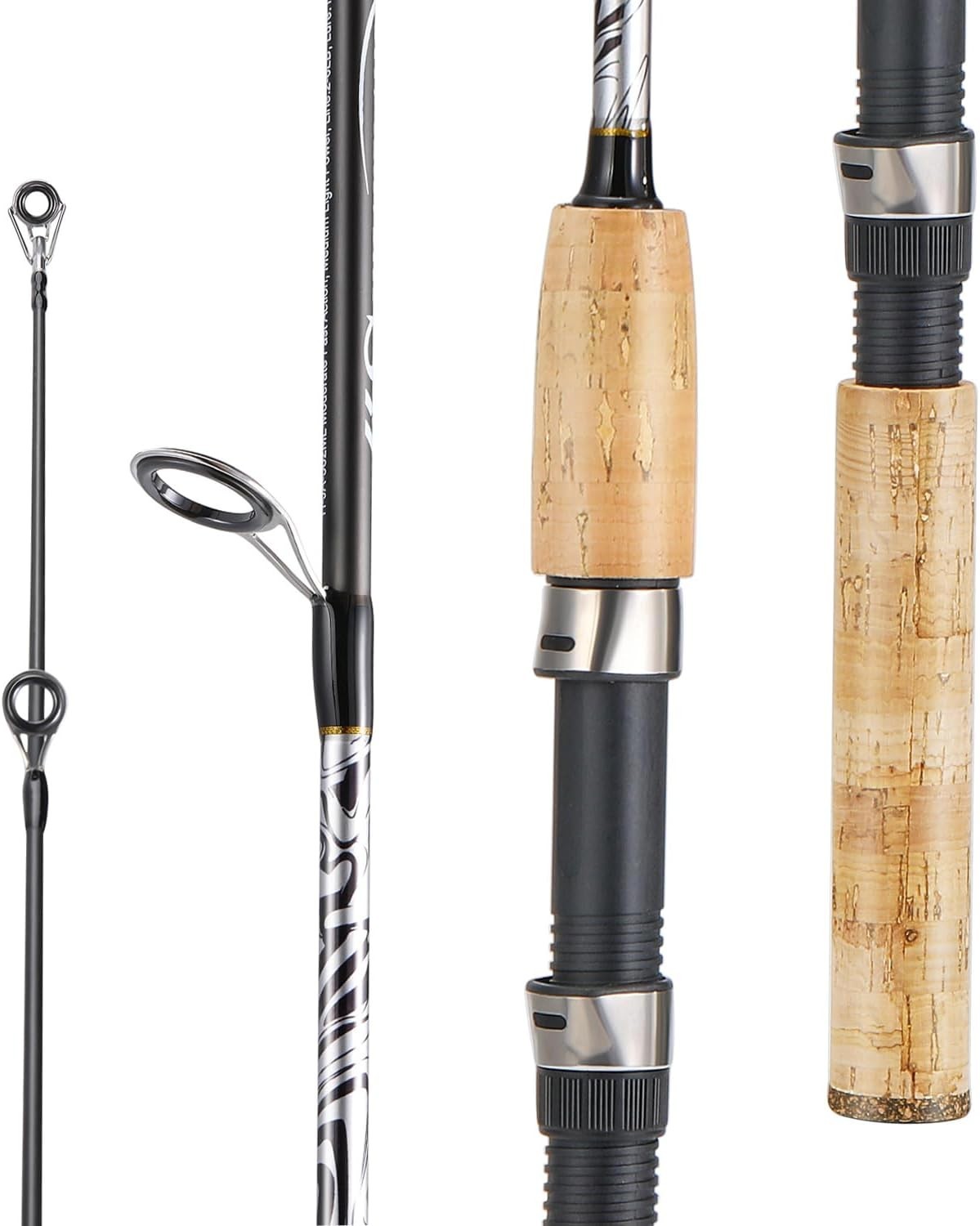 Durable 5’6″ Fishing Rod with Stainless Steel Guides – Ideal for Trout & More