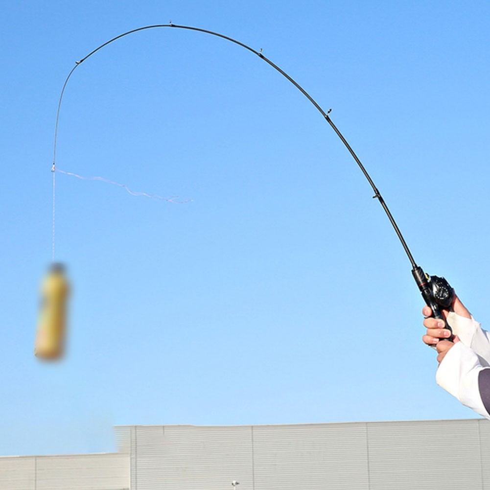 150cm 160cm Portable Mini Fishing Rod Carbon Fiber with Silicon Carbide Rings