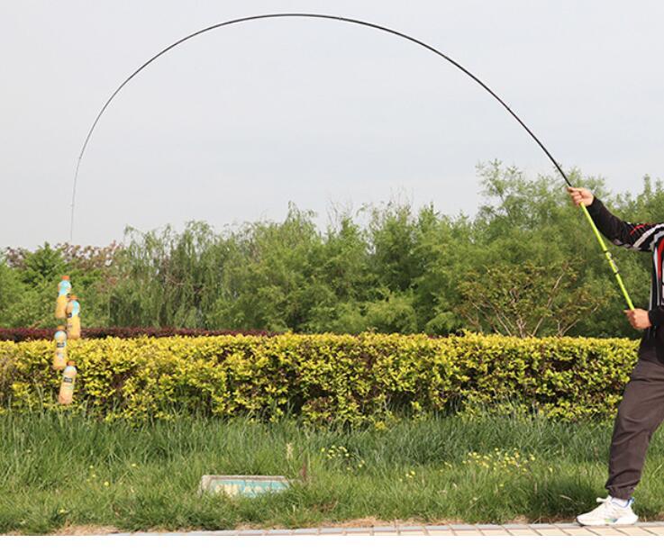 Telescopic Rock Fishing Rod 3.6m-6.3m Carbon Rod Travel Spinning Saltwater Pole