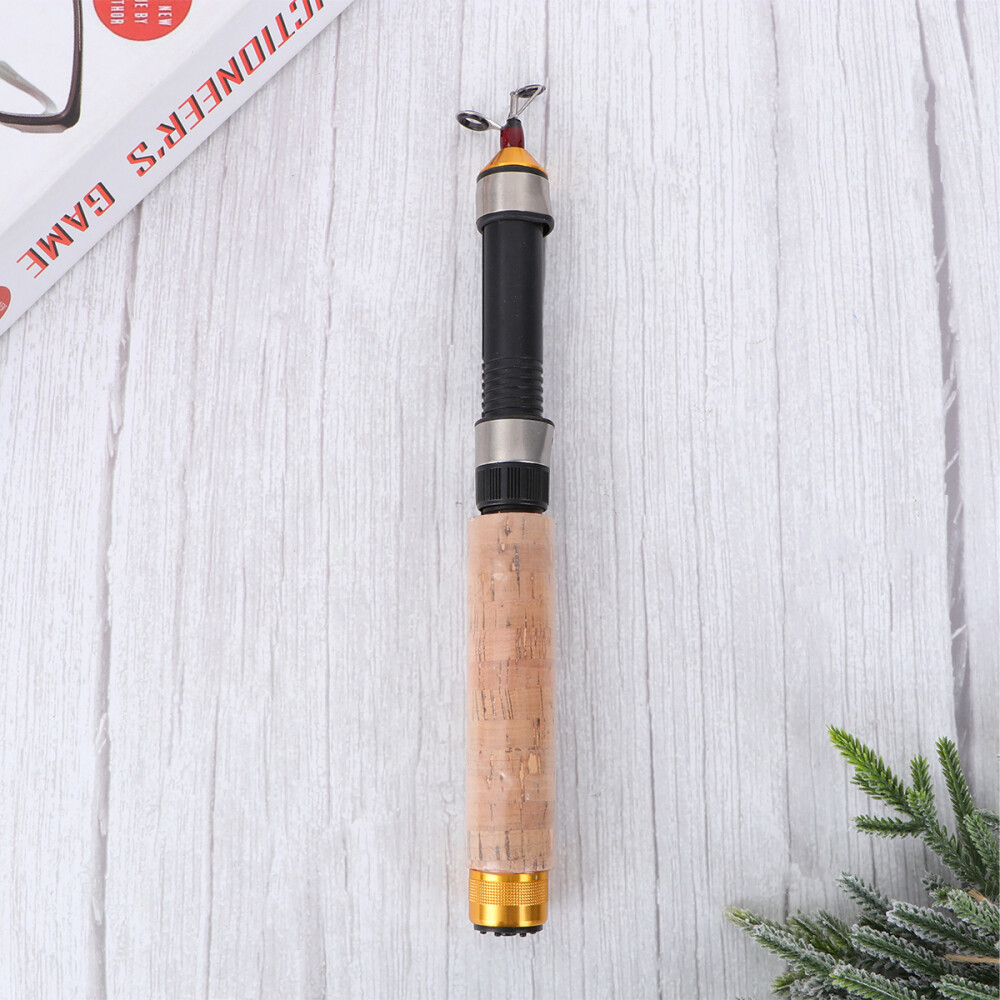 64cm Micro Fishing Rod Pocket Fisherman Mini Pin Pols Telescopic Tackle Tool New