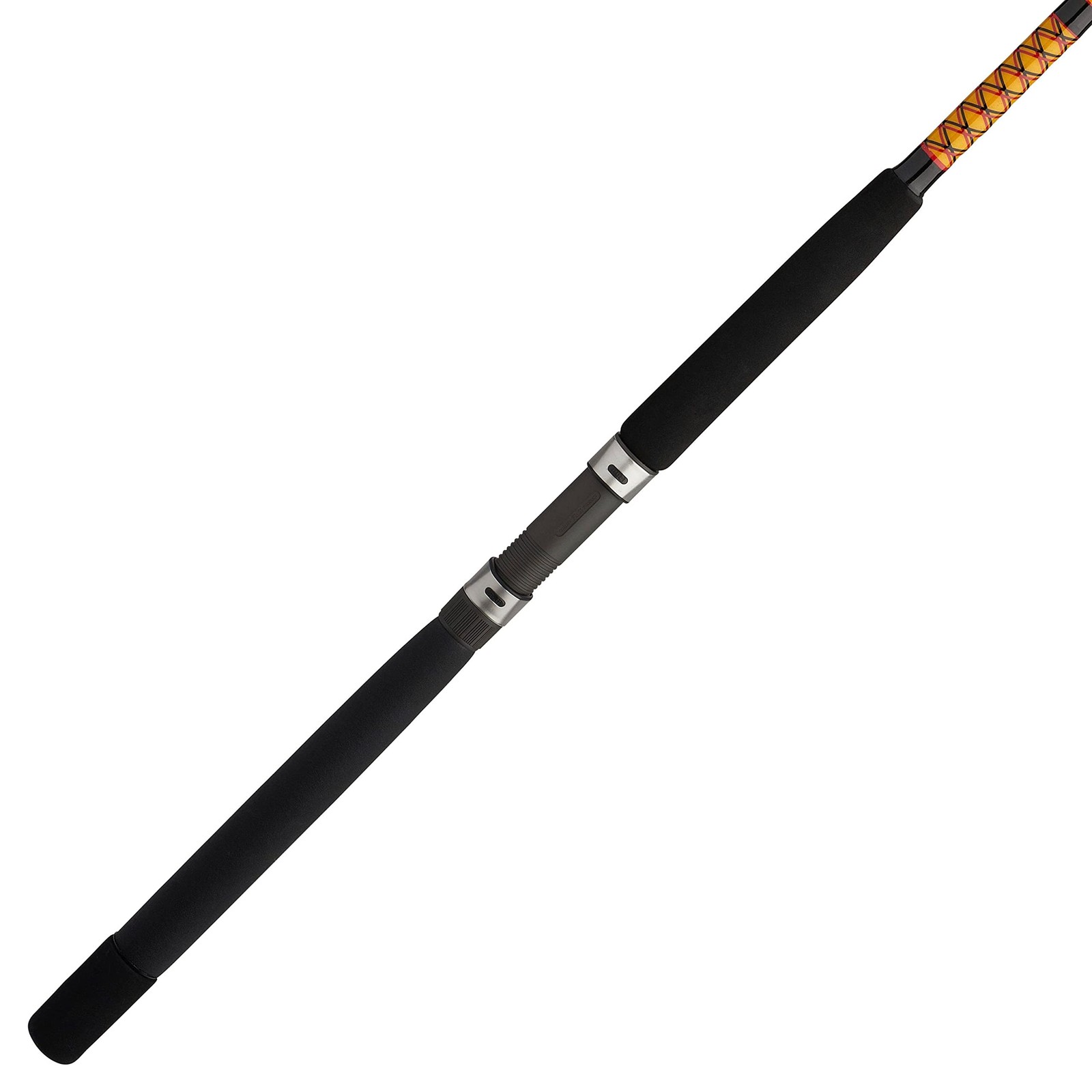 Ugly Stik Bigwater Conventional Fishing Rod Black/Red/Yellow 12 – Extra Heavy –