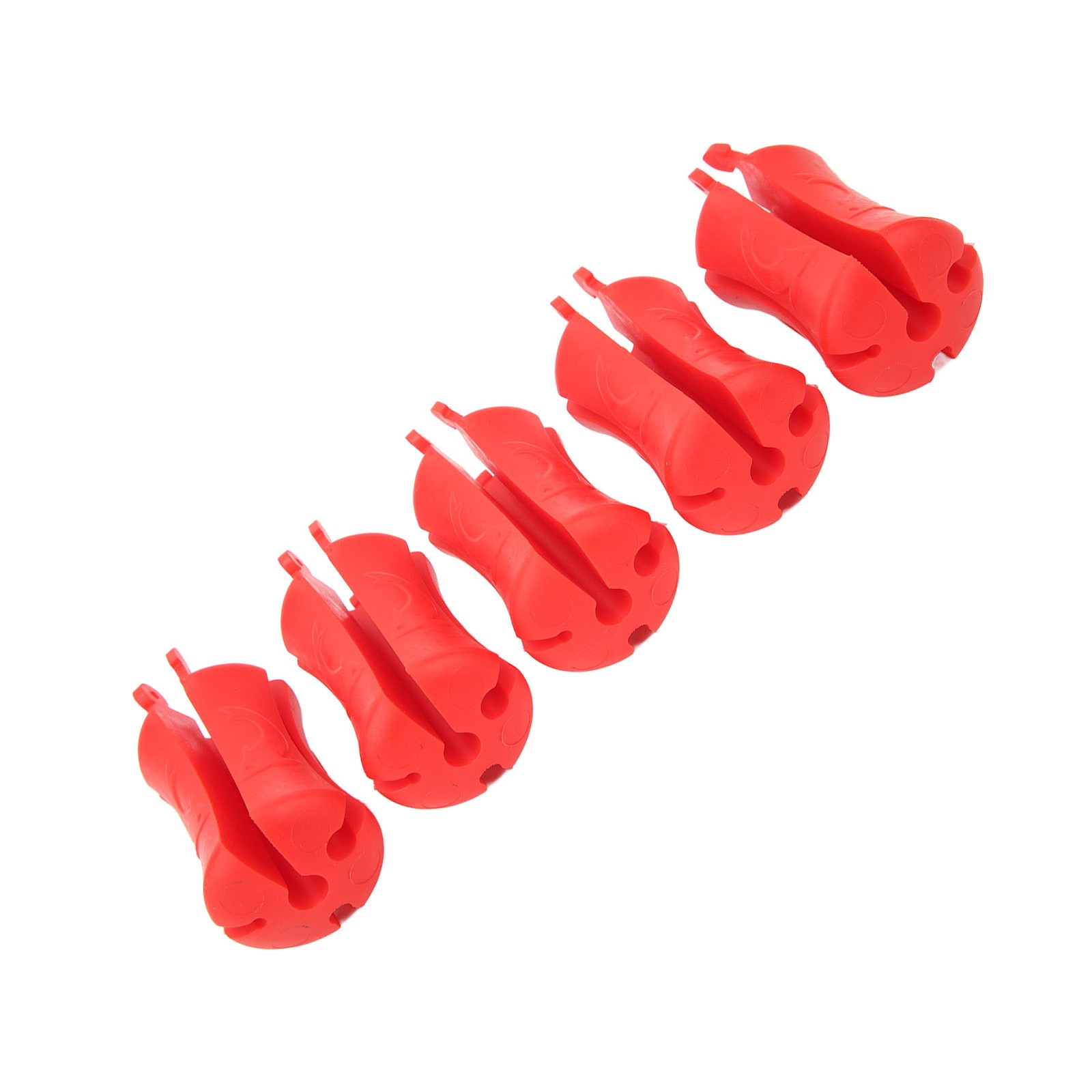 5PCS Fishing Rod Fixed Ball Silicone Reusable Fishing Rod Beam Binding Fastener