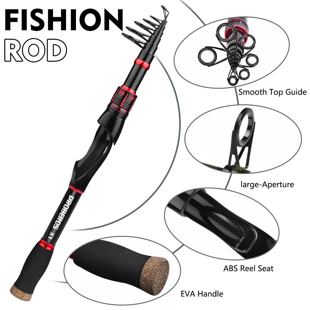 Long-distance Casting Fishing Rod Reel & Rod Combo Fiberglass Sea Fishing Rod