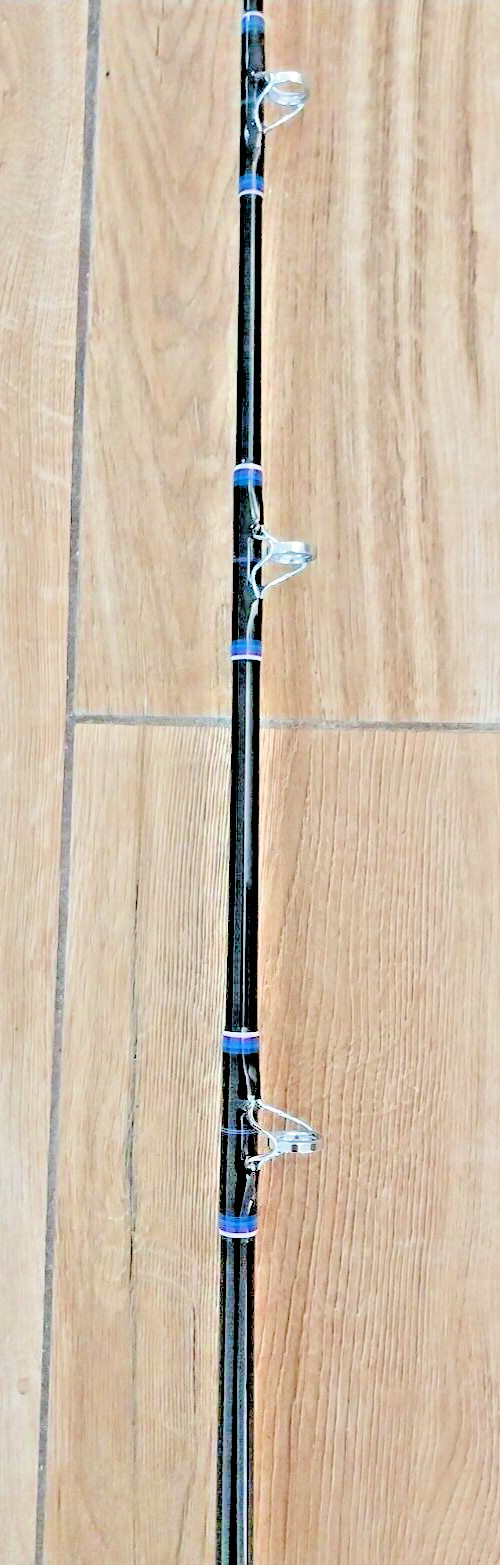 NEW CUSTOM WRAPPED -8 FT -SEEKER 270-8 CONVENTIONAL SALWATER ROD, CORK HANDLE