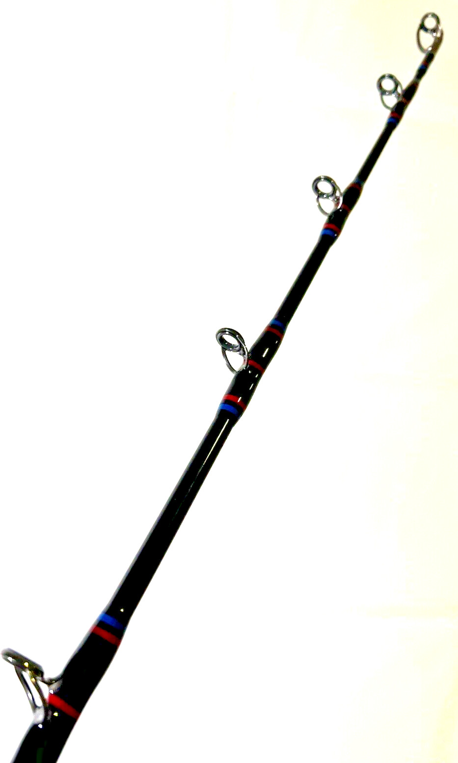 Seeker G 6465XH 6 1/2” Black Steel Graphite 40-80Lb Jig And Bait Fishing Rod USA