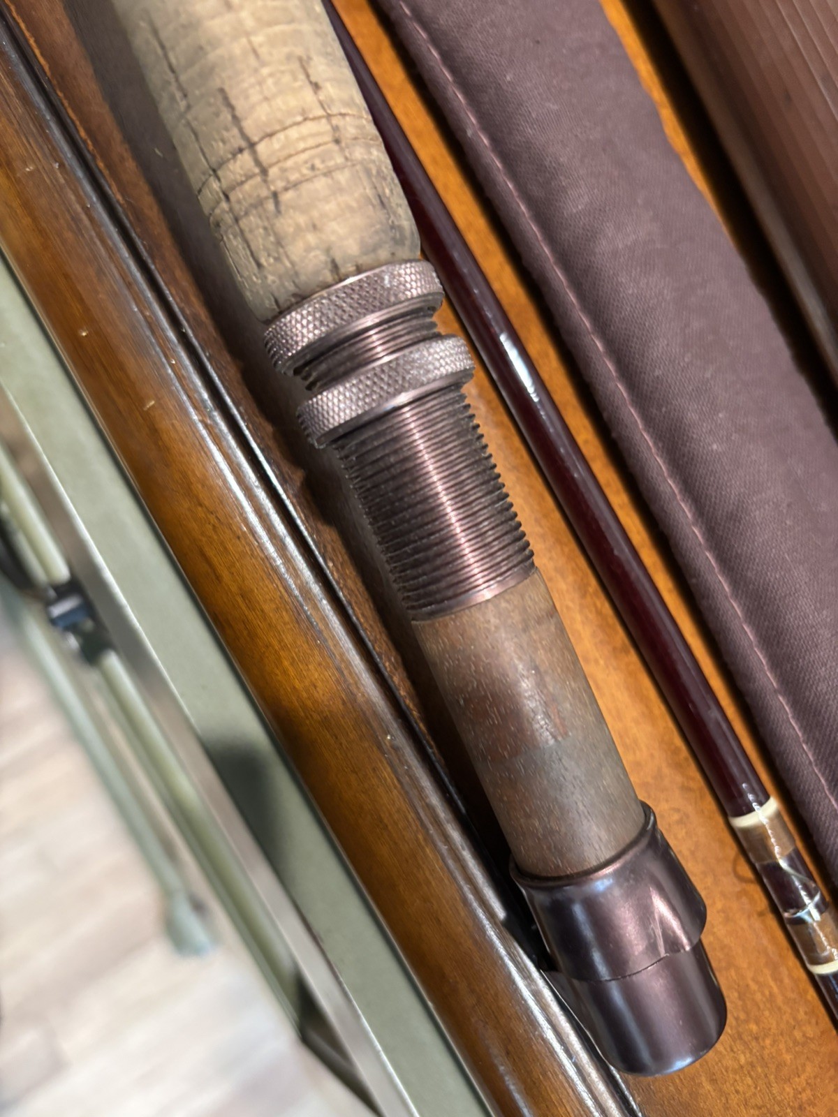 VTG BERKLEY PARAMETRIC DELUX CURVED TAPER 8’4” FISHING ROD 2pc Lightweight Case
