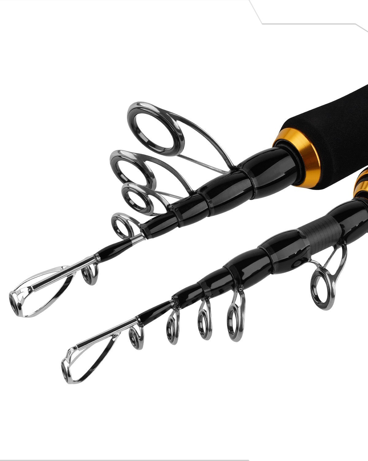 Telescopic Portable Fishing Rod 7ft 8ft 9ft Travel Pole Rock Fishing Rod Carp