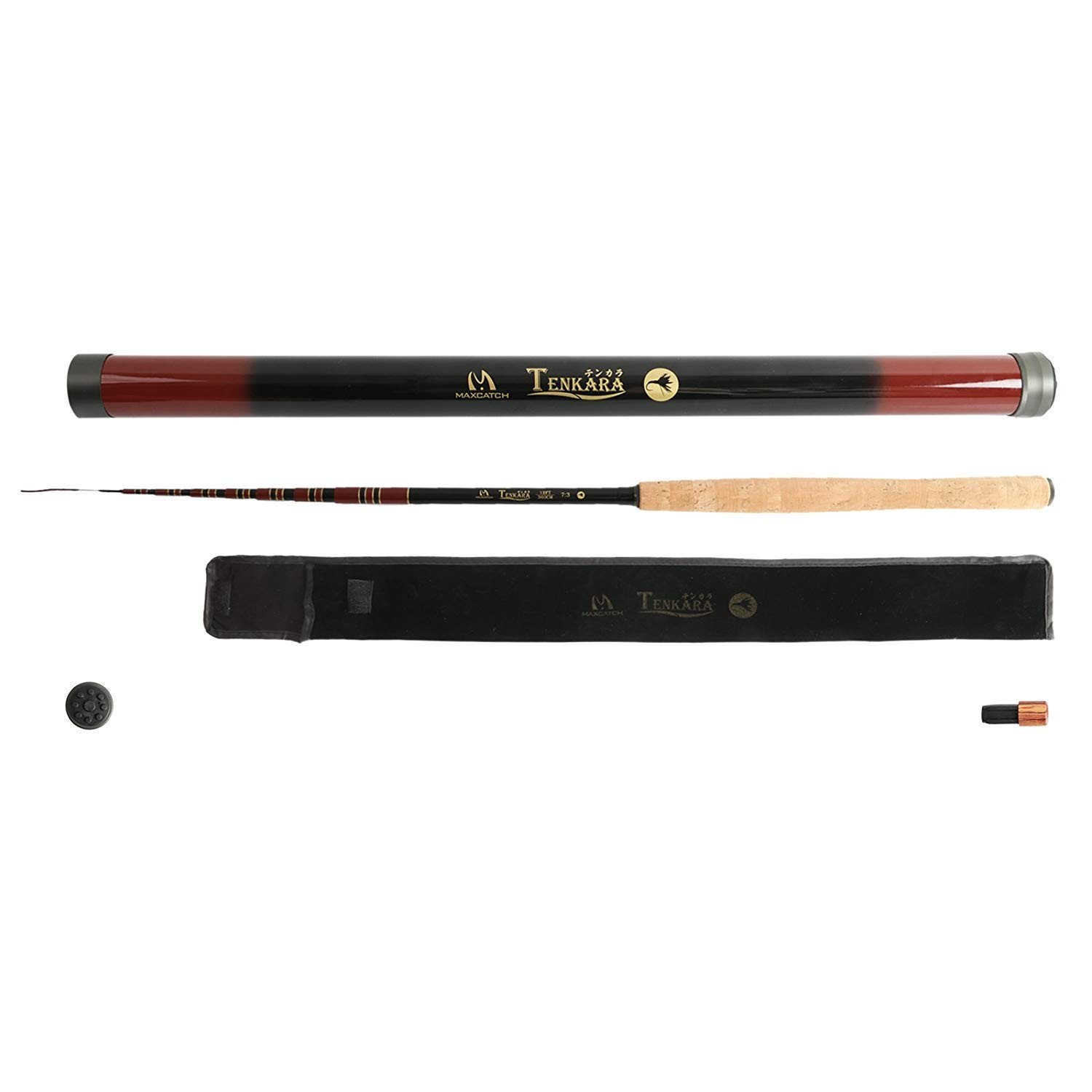 M MAXIMUMCATCH Tenkara Fly Fishing Rod Telescopic Carbon 11ft Set