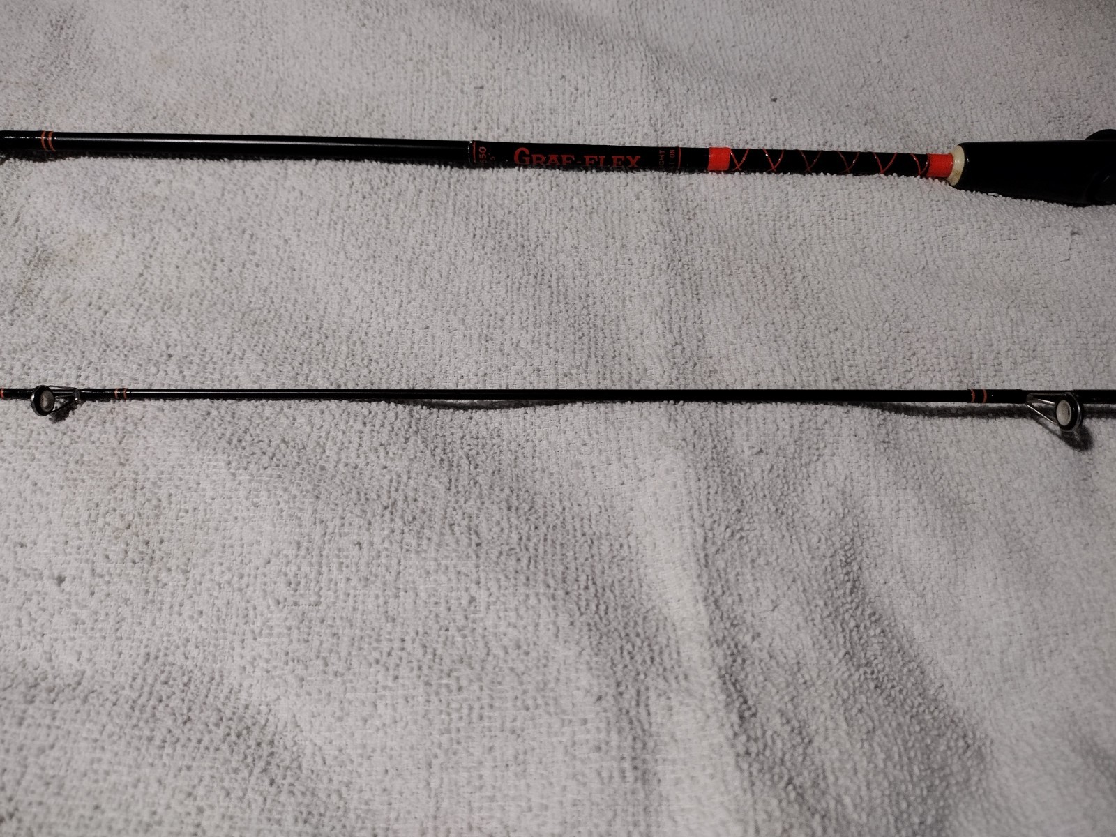 Fuji Cera Guide Graf Flex 1550 5 ft Light Action Casting Vintage Fishing Rod