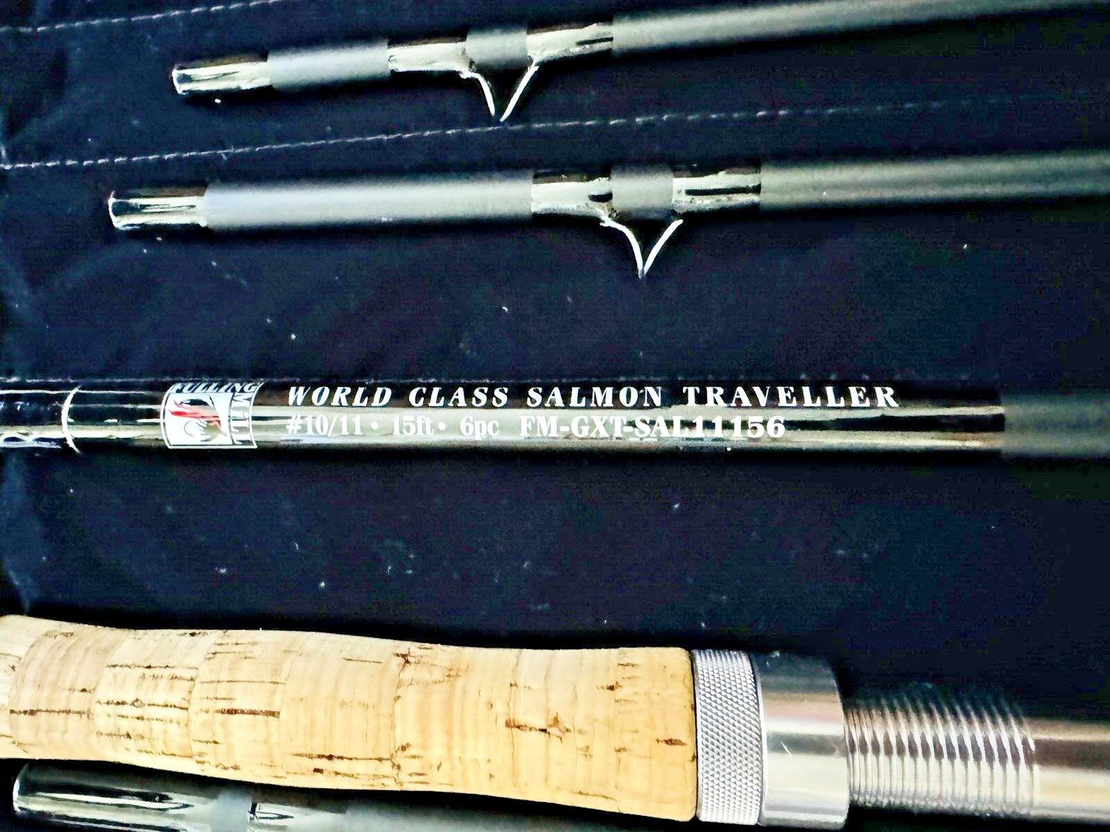 Fulling Mill World Class Carbon 15 Foot 6 Piece Salmon Traveller Fly Rod #10/11