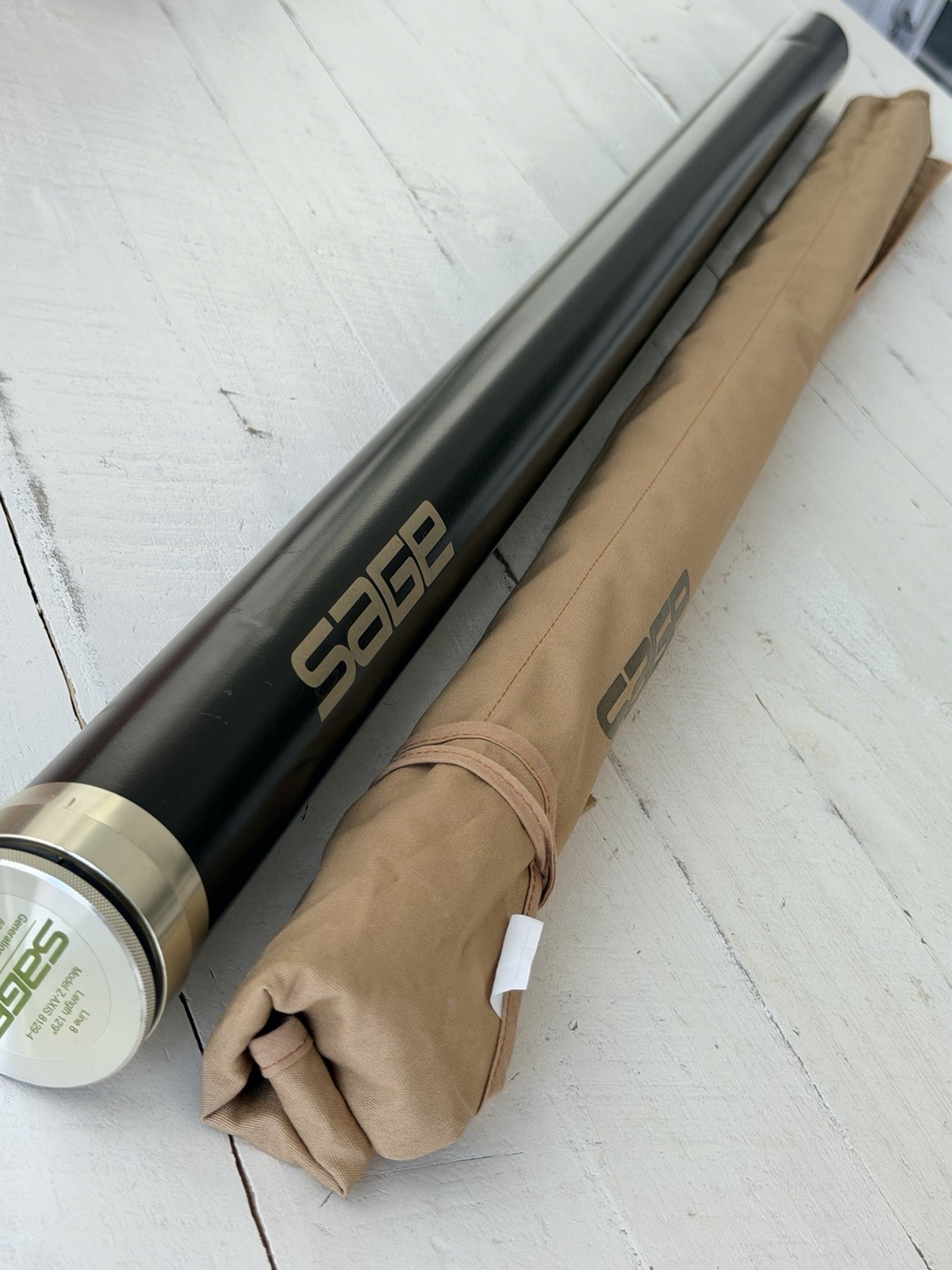 **BEAUTIFUL** 🔥 SAGE Z-AXIS Switch/Spey 8wt. 12’9”~4pc FlyRod!! ~LEGENDARY~ 🔥