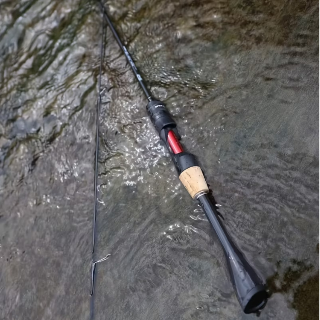 6 Feet Ultralight Fishing Rod Scar Spinning 2 Section Spinning Rod 1-6g Weight
